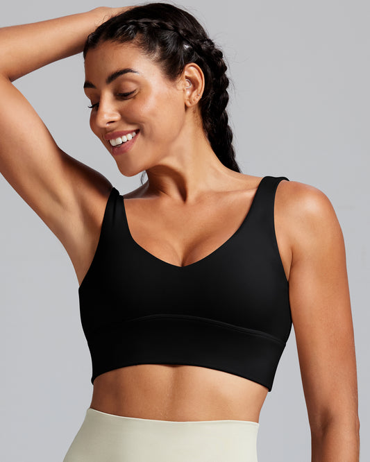 BareLuxe™ V-Neck Bra, Light Support, A/B Cup