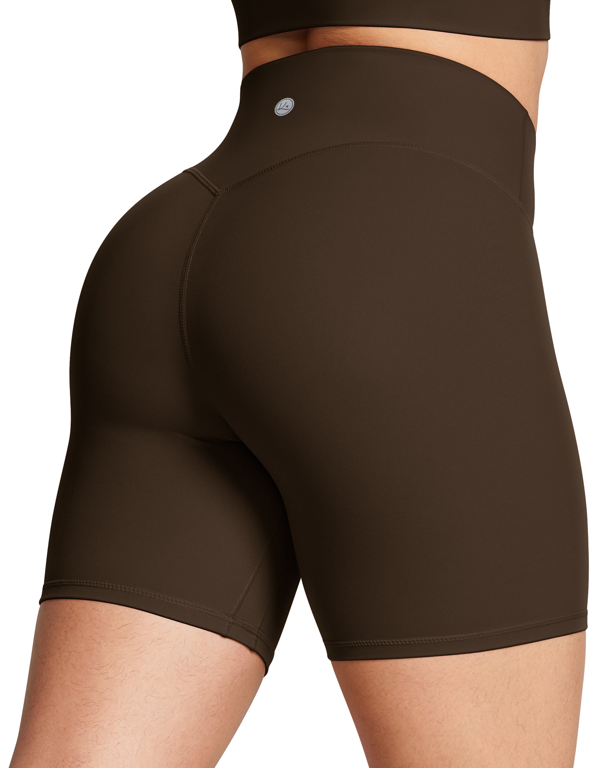 6" High Waisted Tummy Control Bareluxe Biker Shorts for Women  240212B