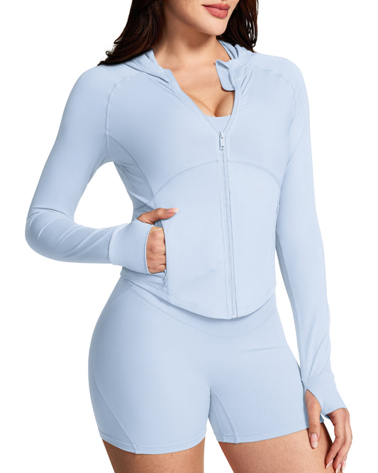 UPF 50+ Sun Protection Hoodie Jacket for Women 250719