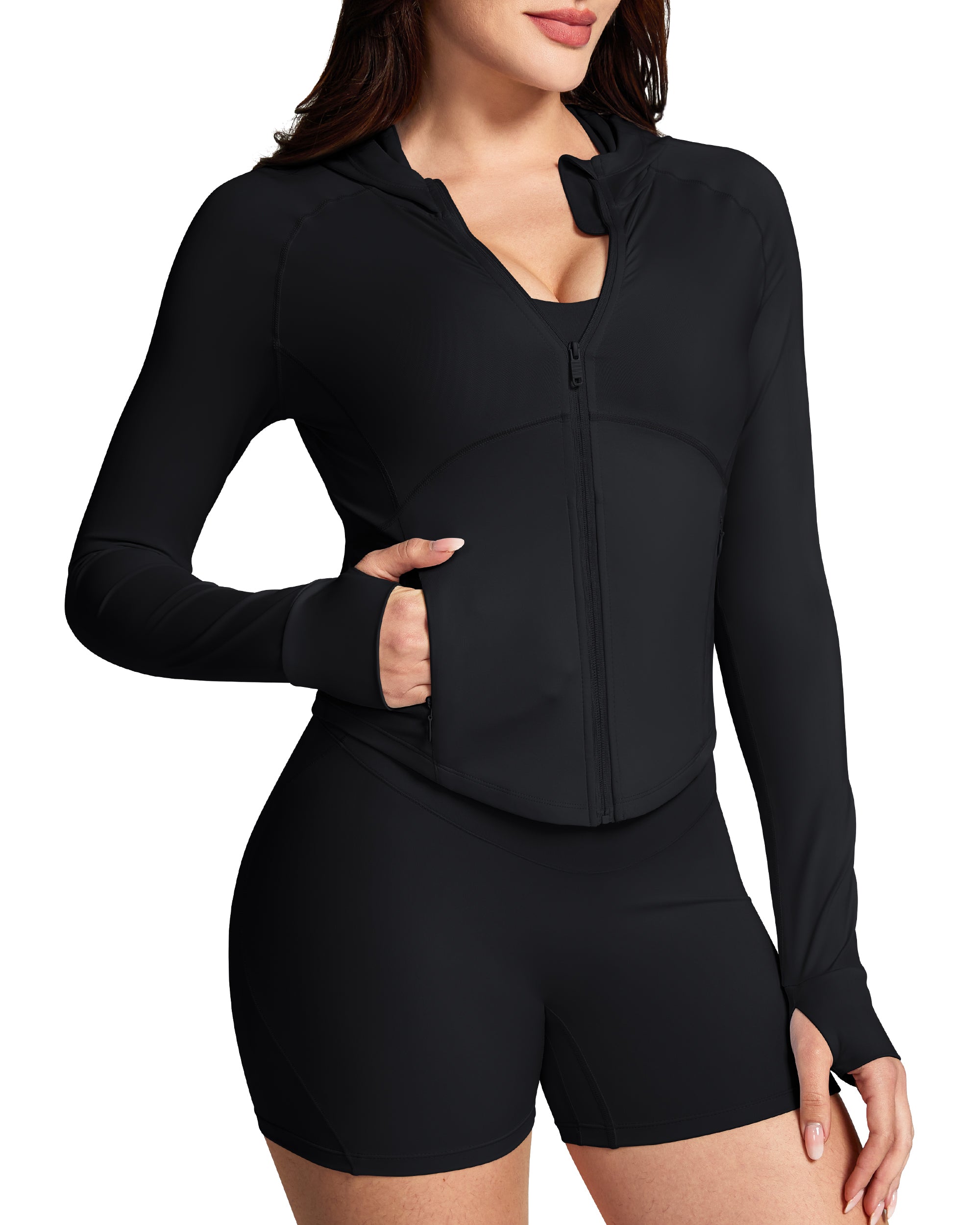 UPF 50+ Sun Protection Hoodie Jacket for Women 250719