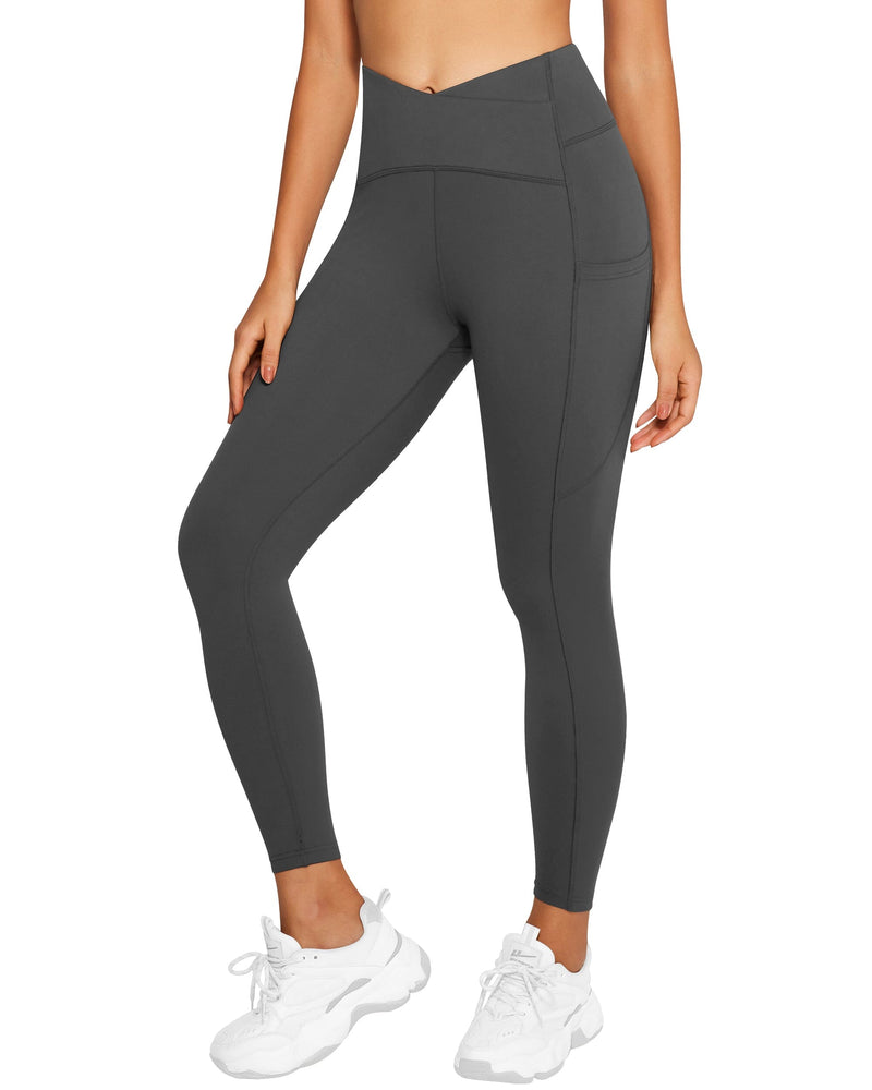 Crossover High Waisted Leggings 230204