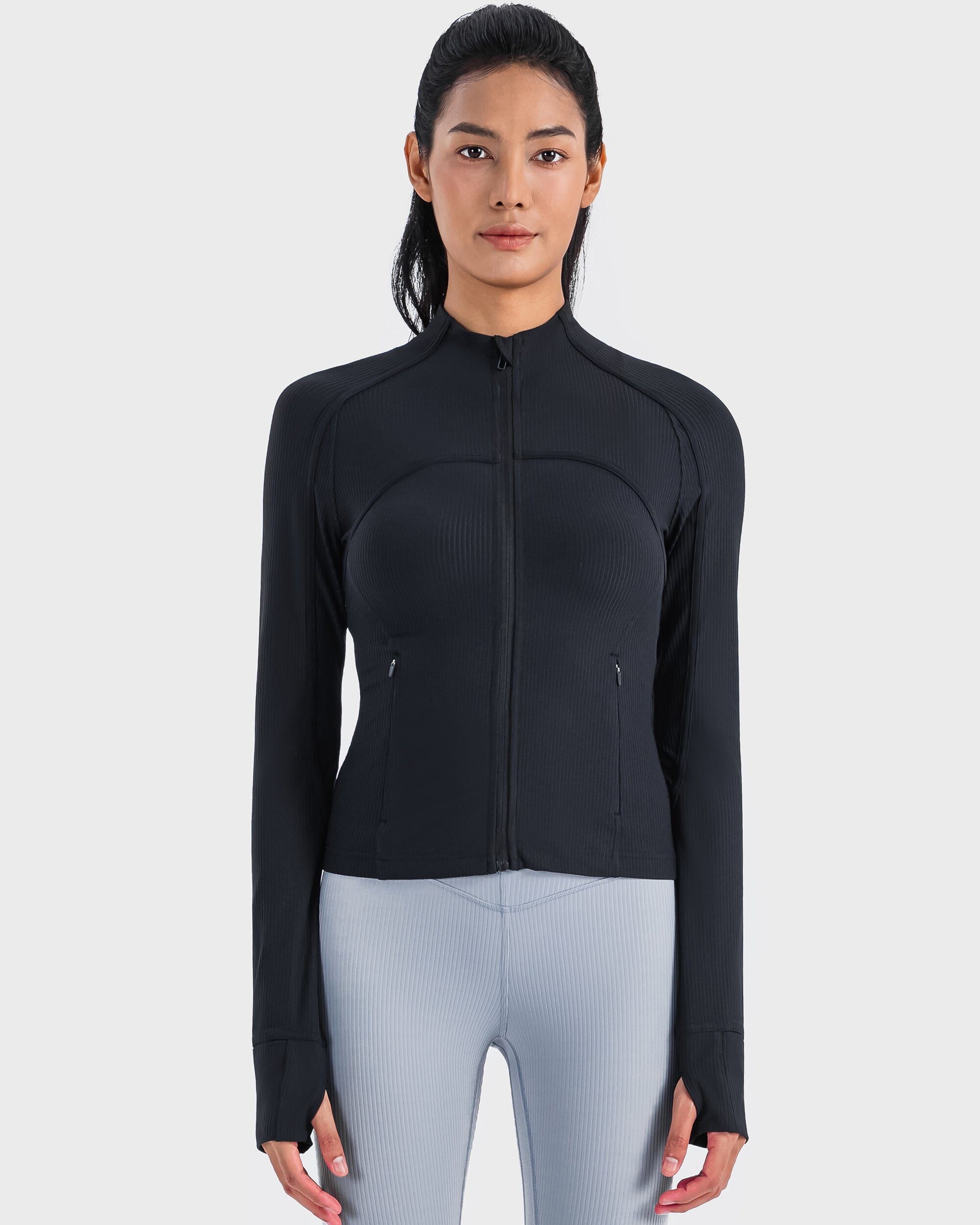 Tweedehands - Fitness legging dames slim fit Salto 100 zwart - GOED Tweedehands - Fitness legging dames slim fit Salto 100 zwart - GOED