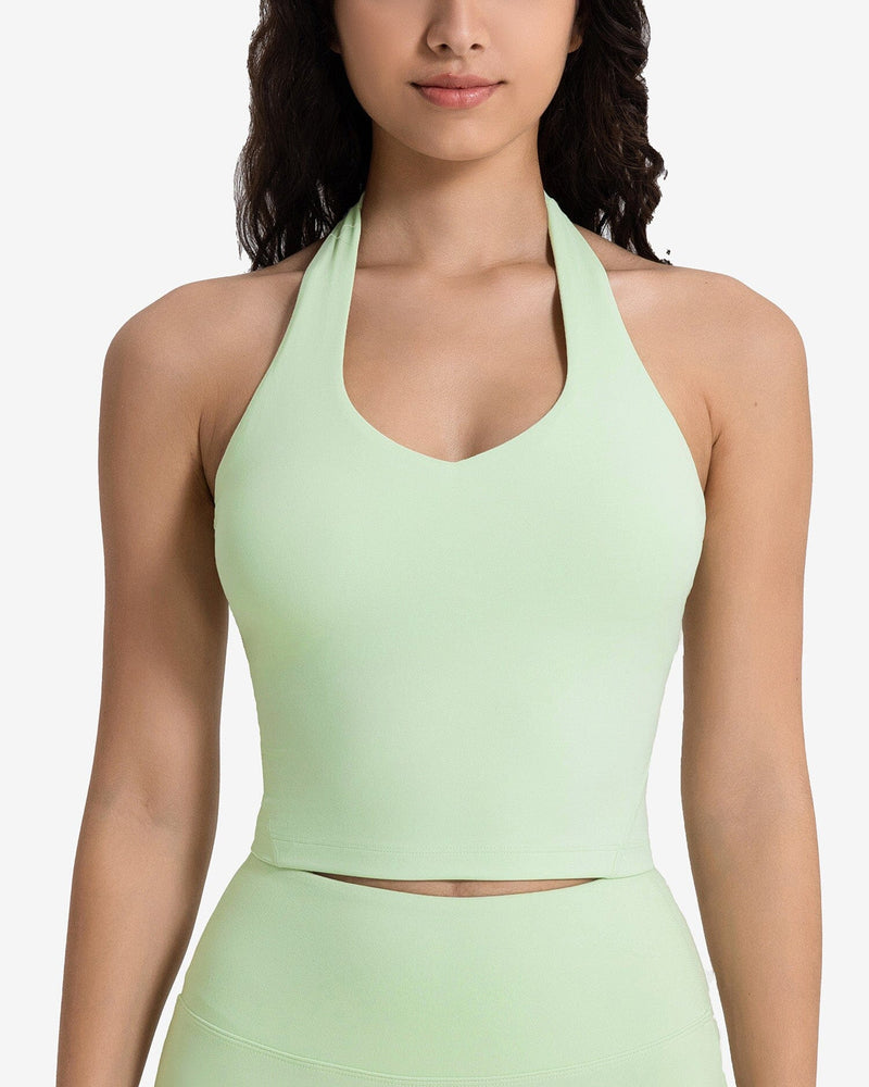 Neck Longline Sports Bra - Padded DAW052