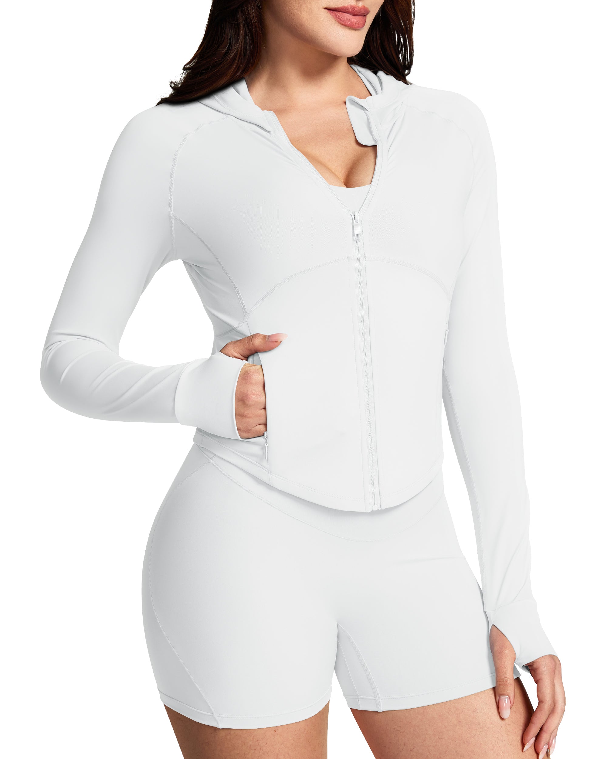 UPF 50+ Sun Protection Hoodie Jacket for Women 250719