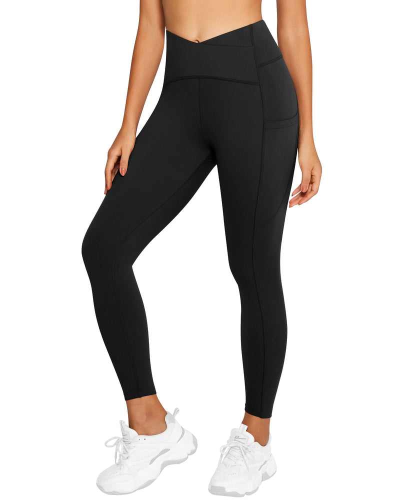 Crossover High Waisted Leggings 230204