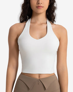 Neck Longline Sports Bra - Padded DAW052