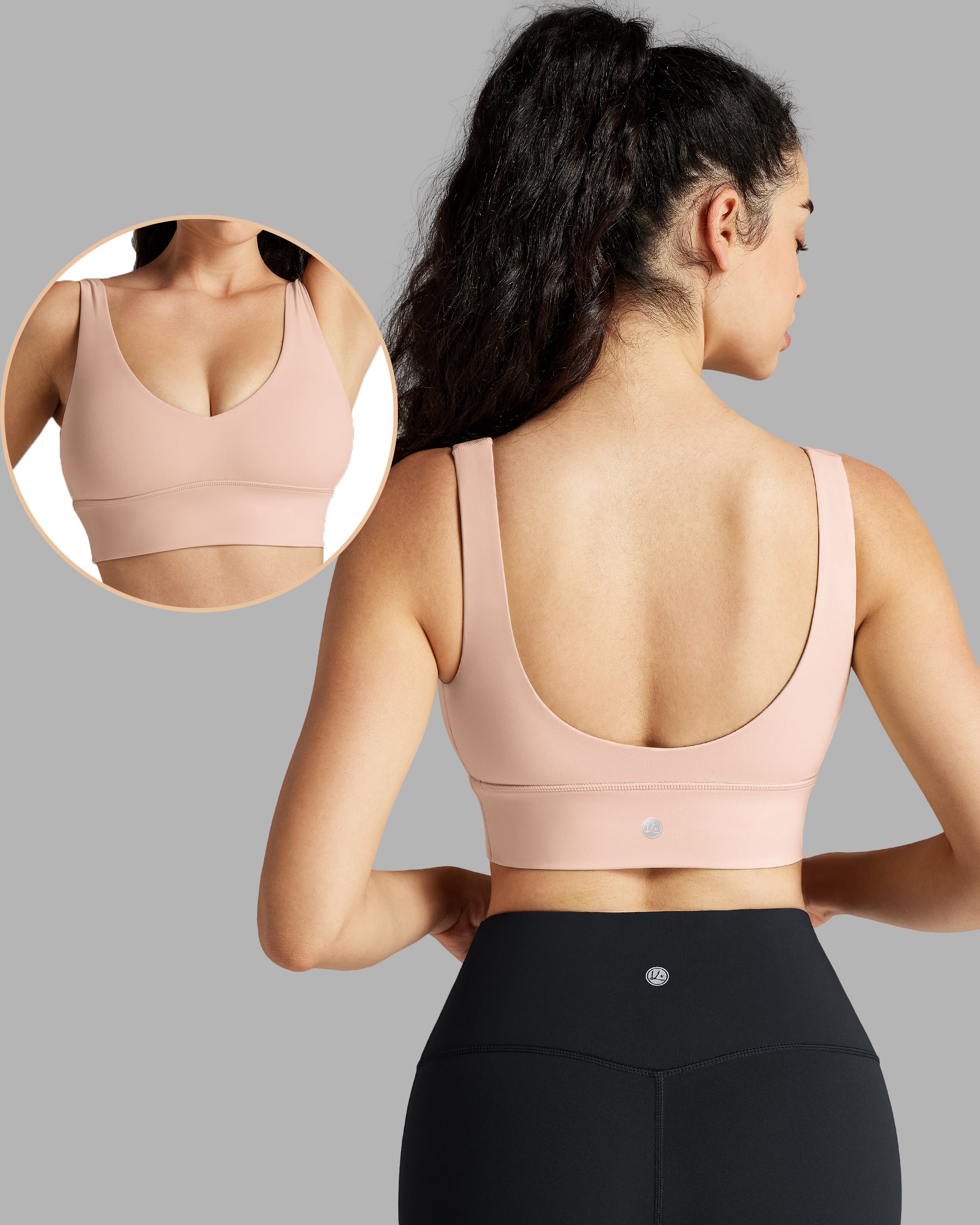 V-Neck U Back Bra