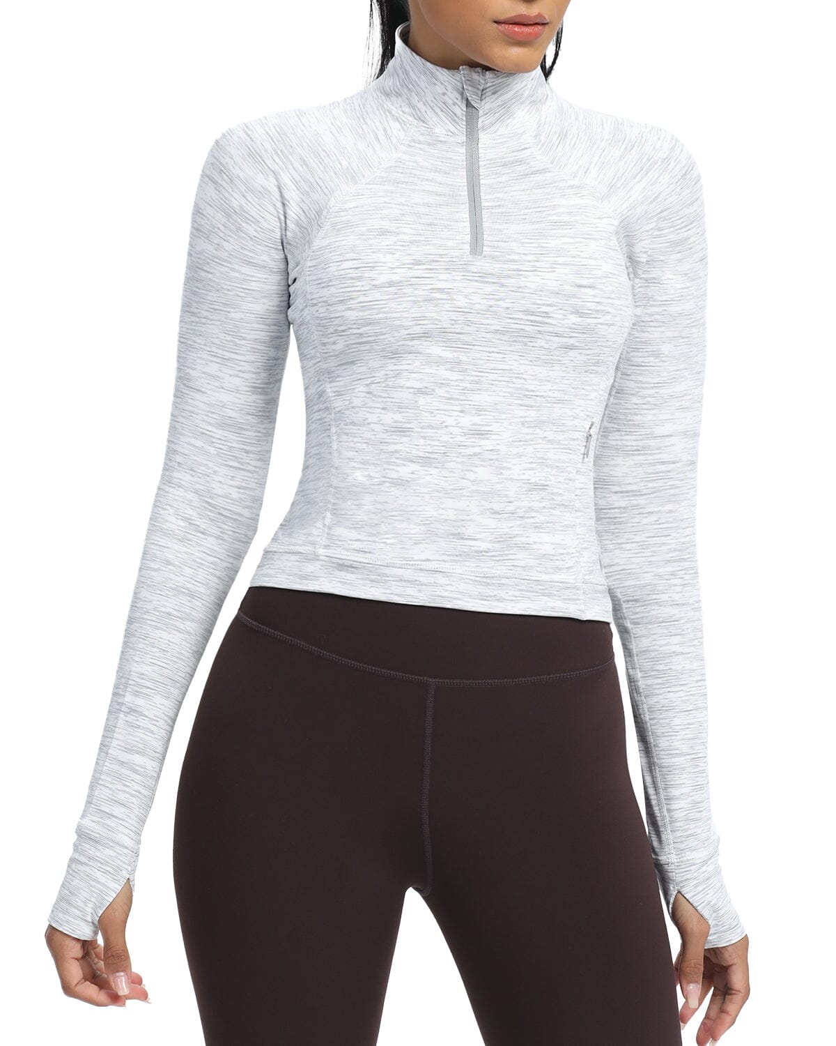 Athletic Half Zip Slim Jacket 220303