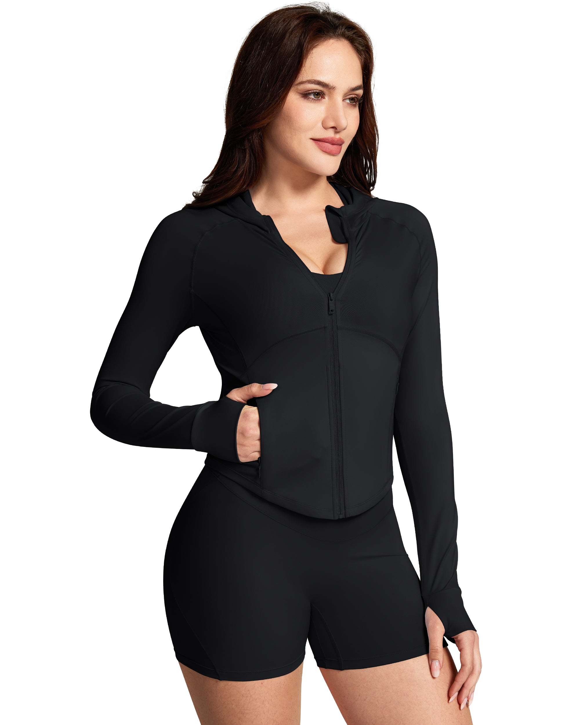UPF 50+ Sun Protection Hoodie Jacket for Women 250719