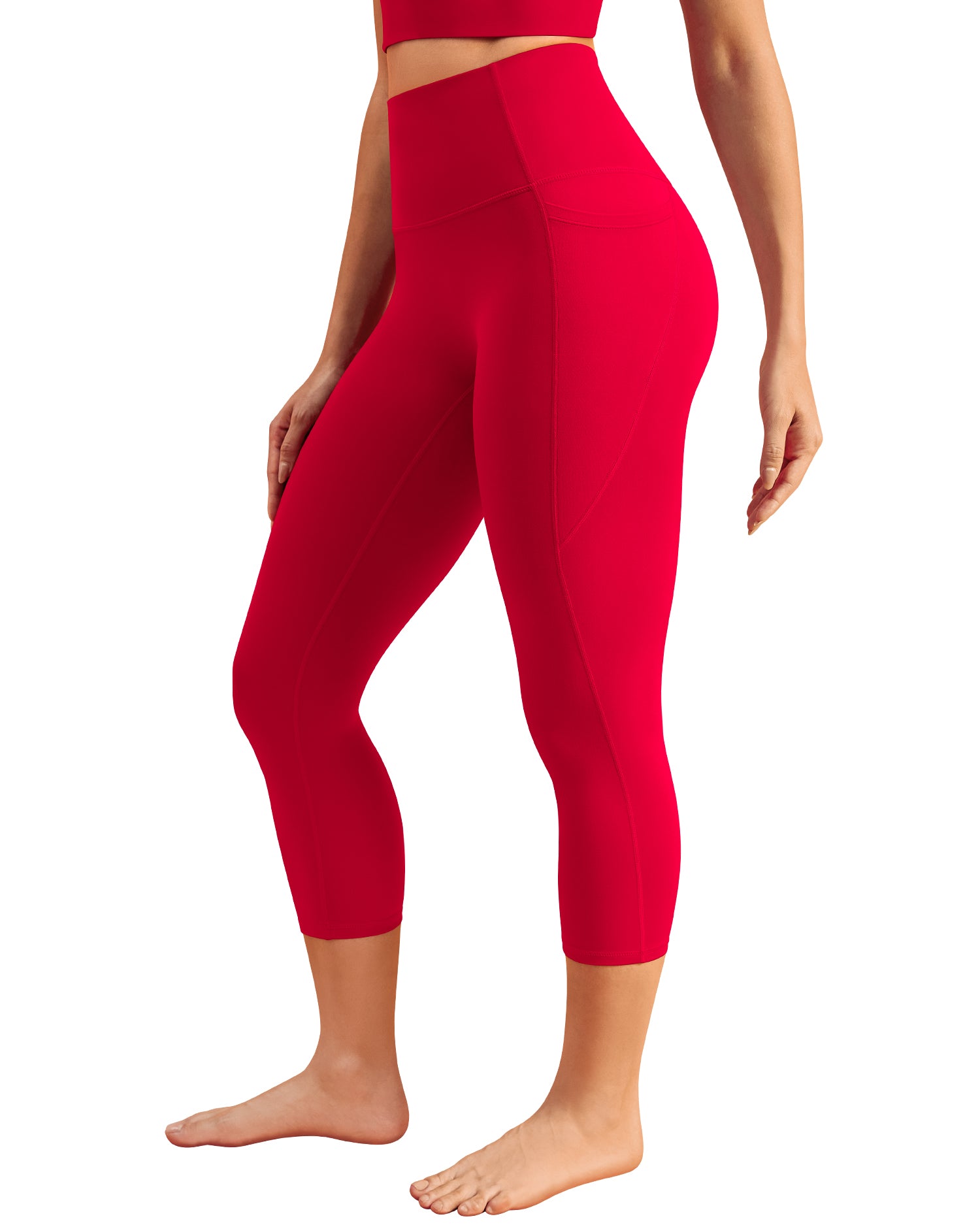 19" Bareluxe Capri Leggings with Pockets for Women 254204