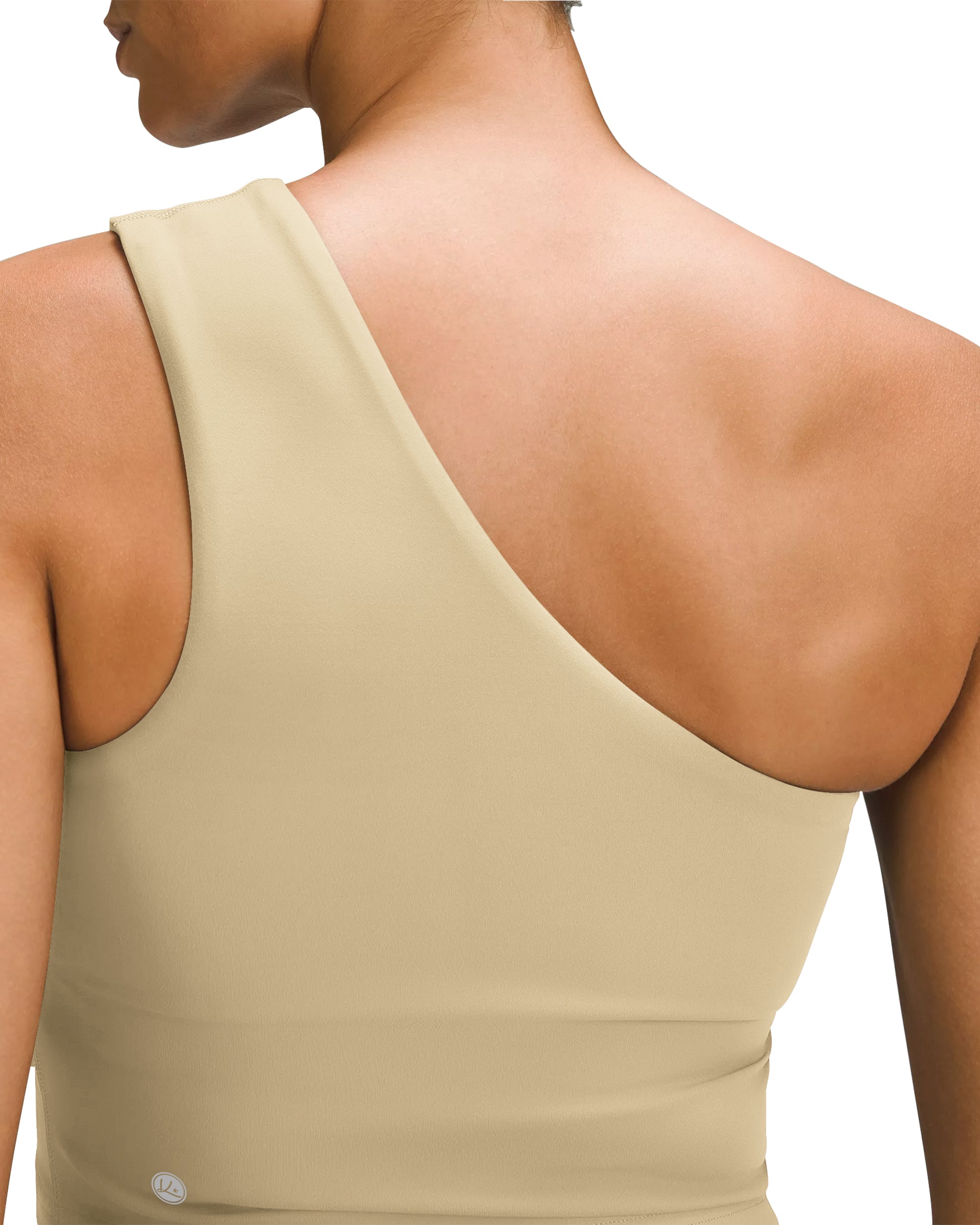 Womens One Shoulder Sports Gym Sexy Athletic Crop Blouse-240306