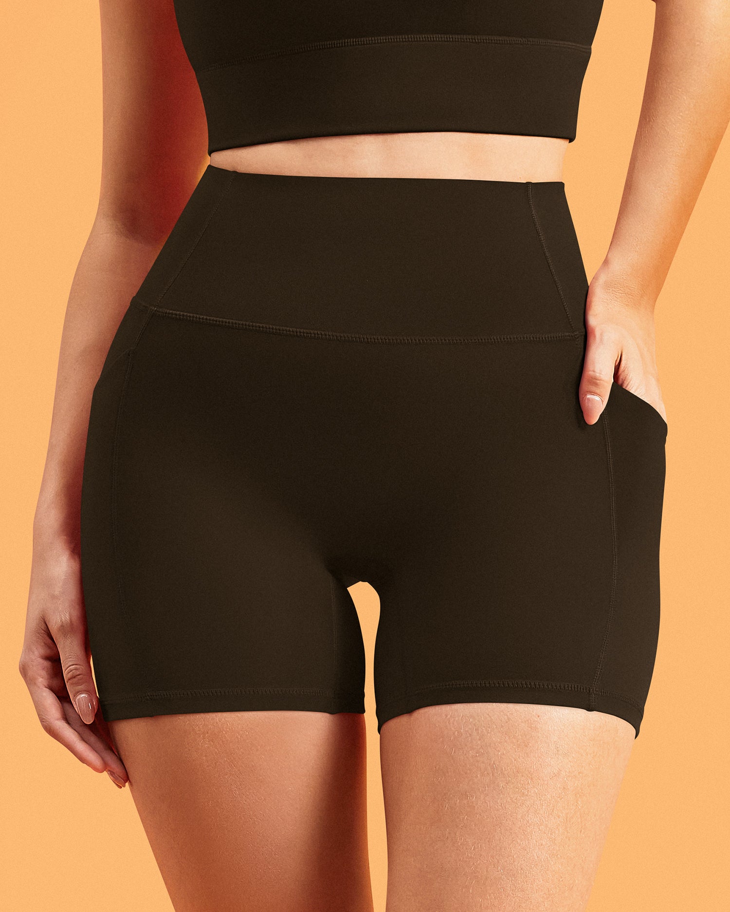 5" Biker Shorts with Pockets 253704