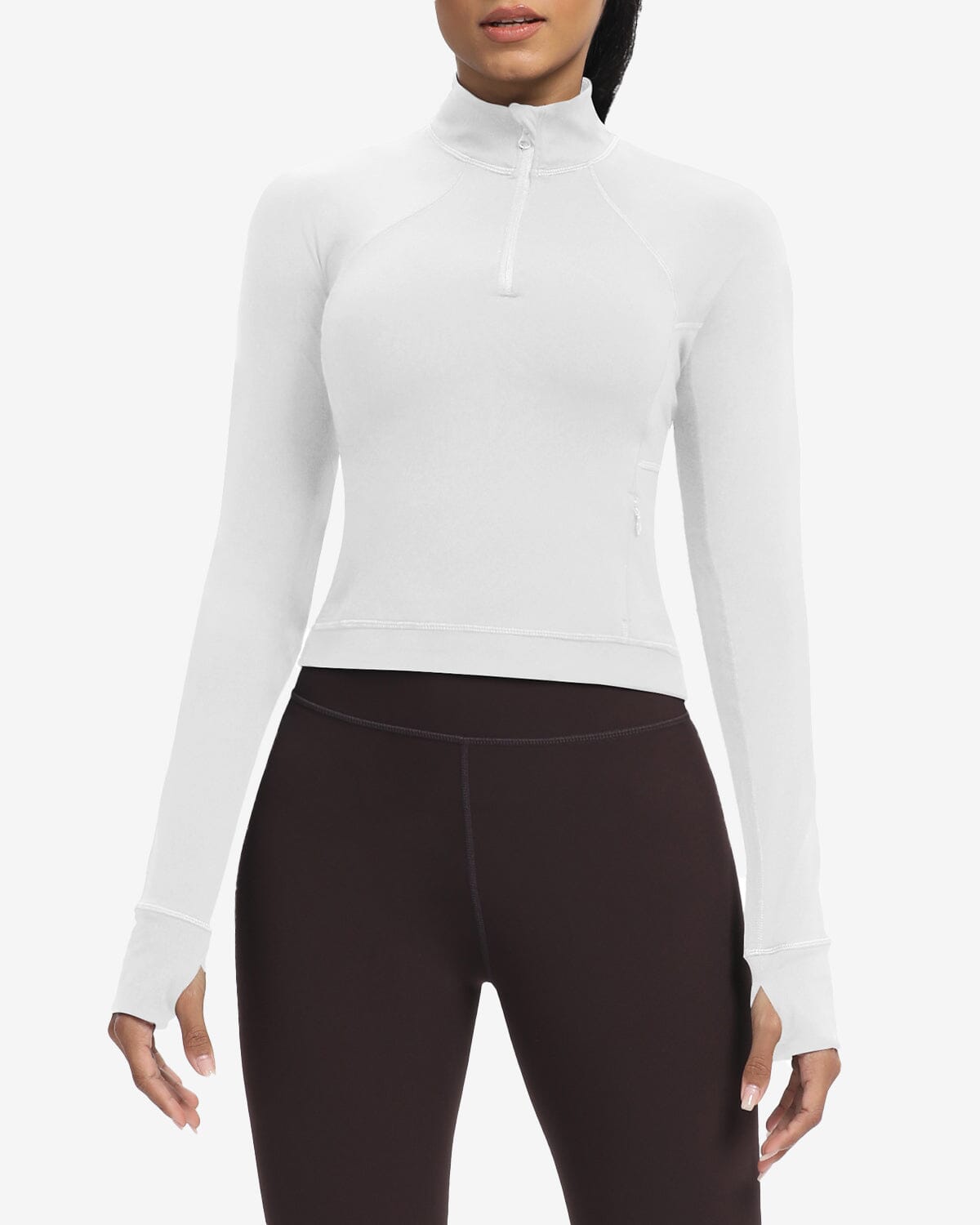 Athletic Half Zip Slim Jacket 220303
