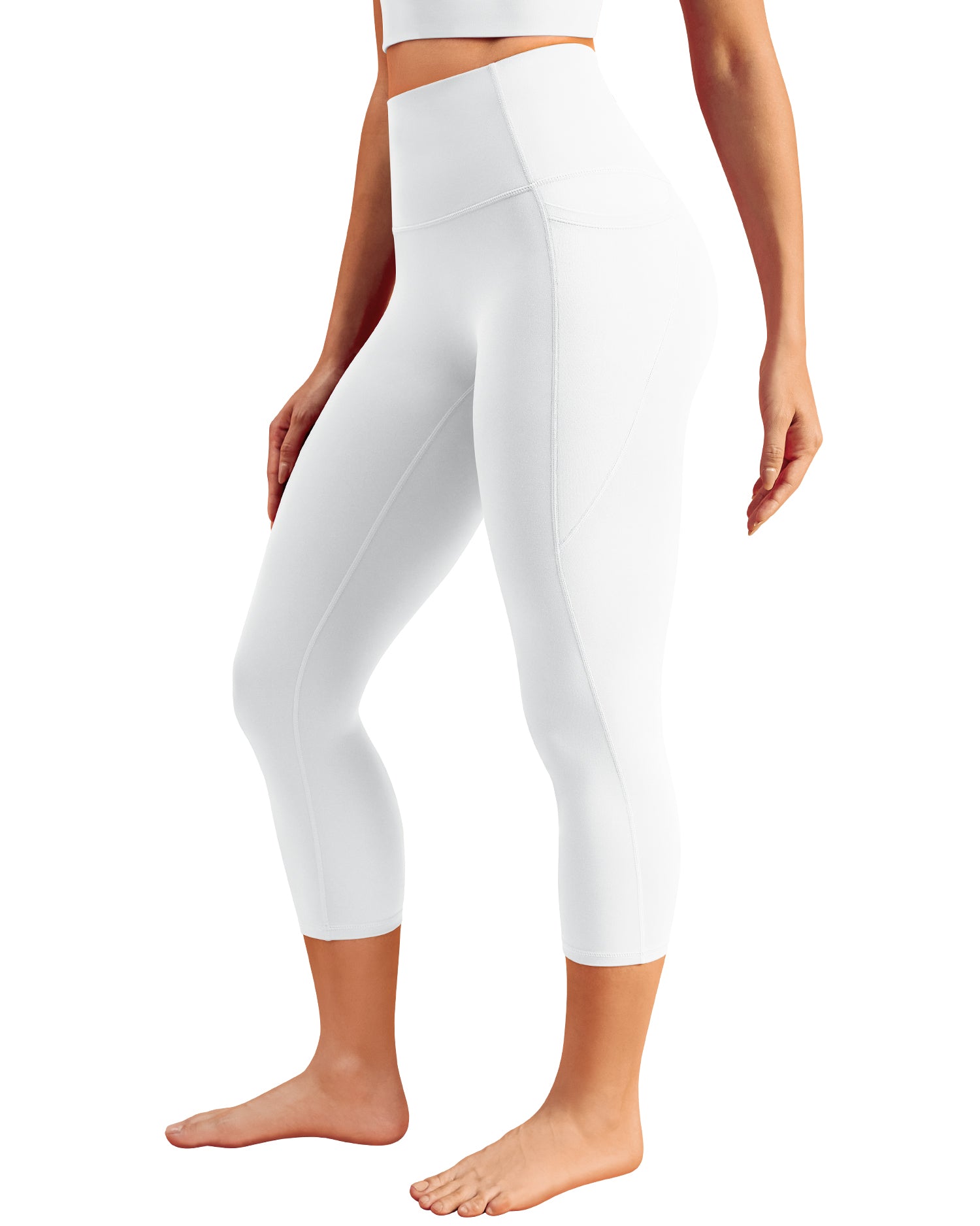19" Bareluxe Capri Leggings with Pockets for Women 254204