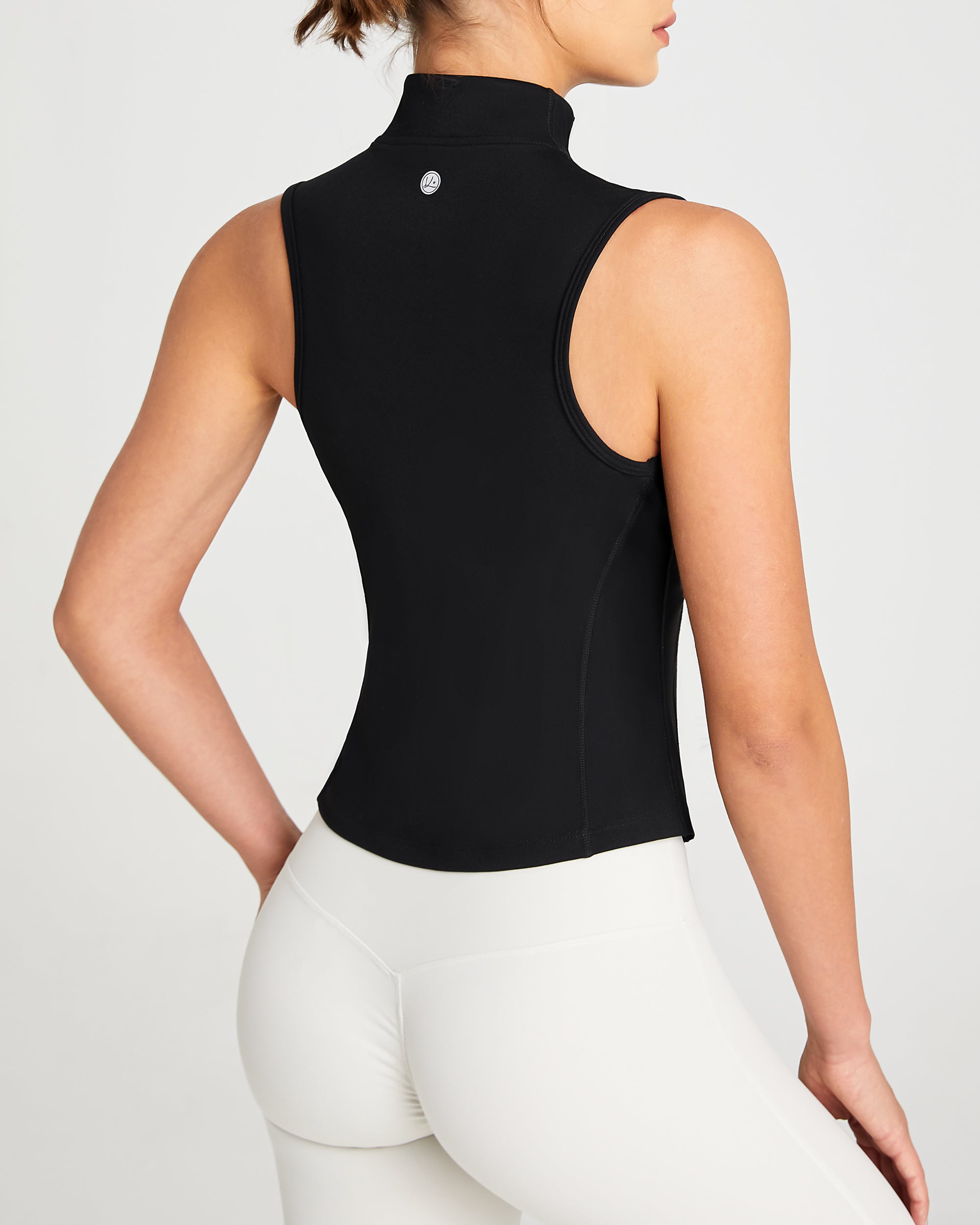 Sleeveless Crop Shirts 232803
