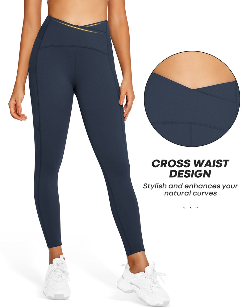 Crossover High Waisted Leggings 230204