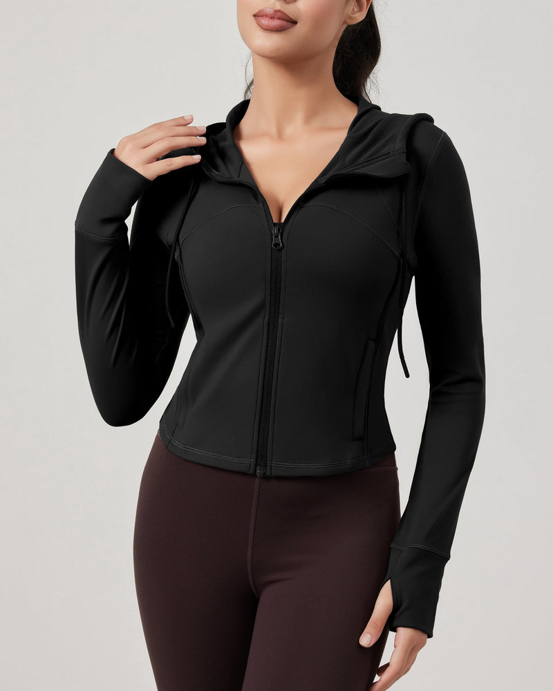 Full Zip Hoodie Running Track Jacket 232303