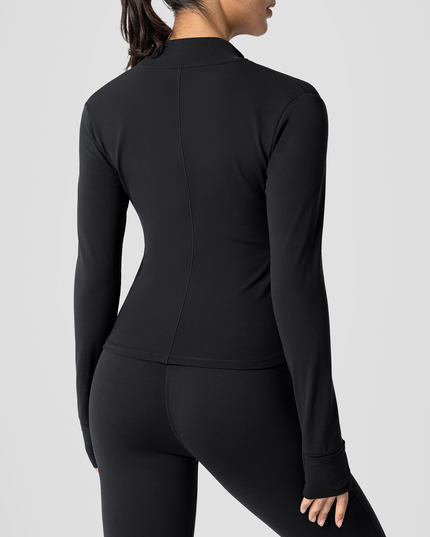 Bareluxe Golden Zipper Workout Jacket for Women with Pockets 257703