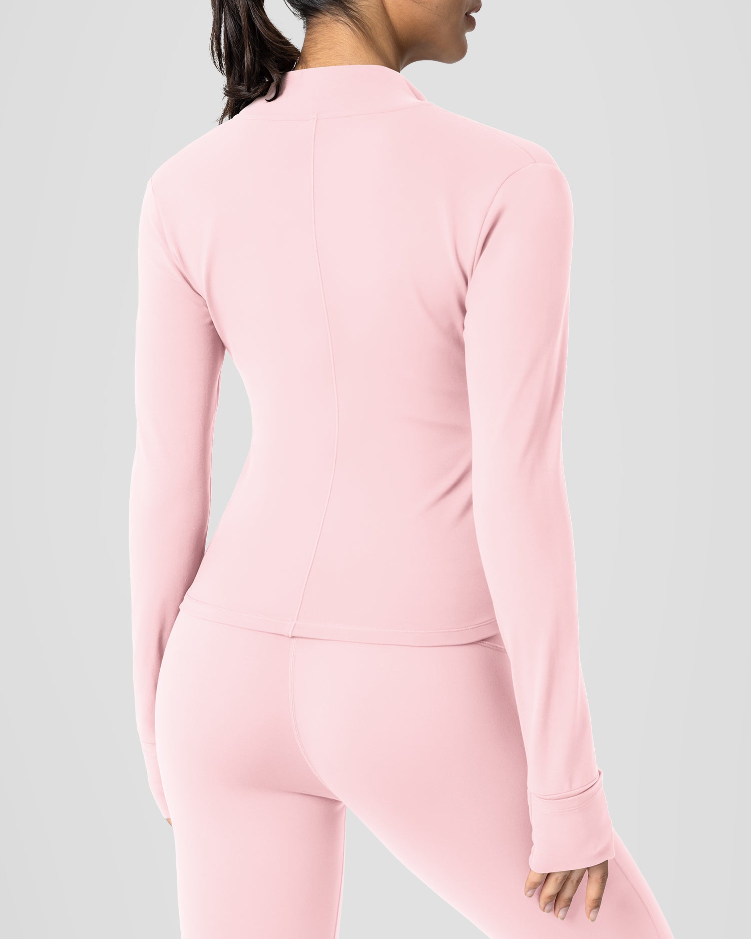 Bareluxe Golden Zipper Workout Jacket for Women with Pockets 257703