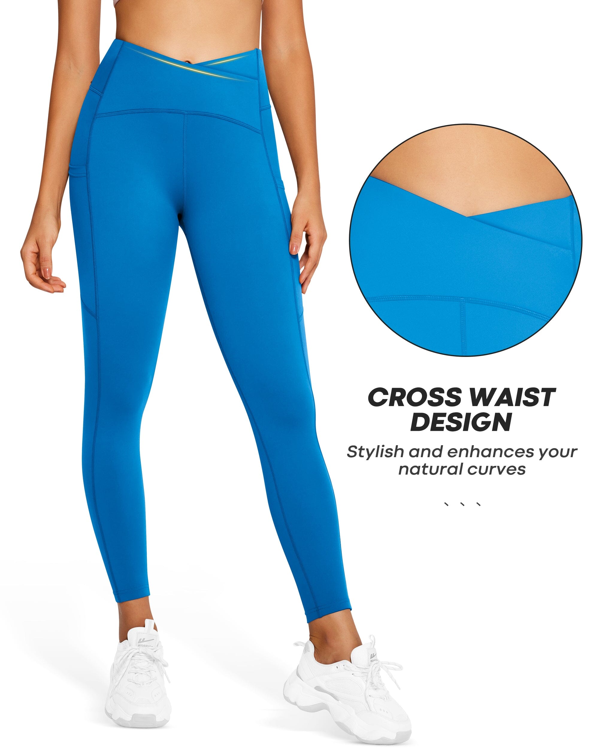 Crossover High Waisted Leggings 230204