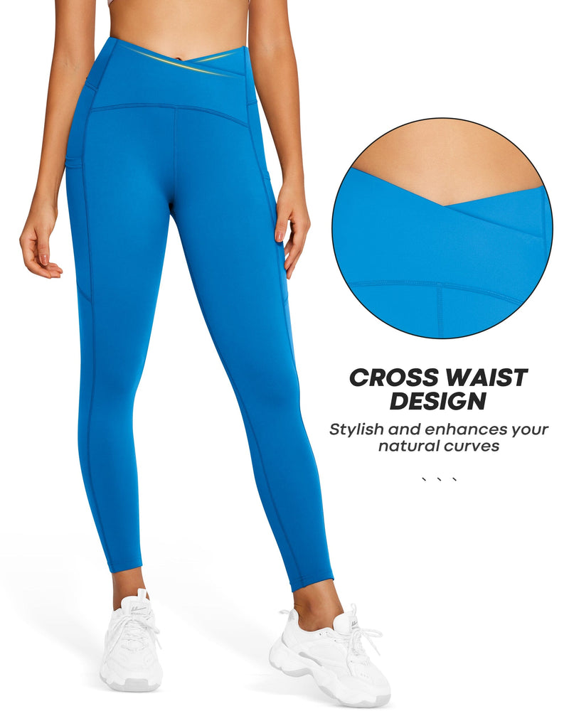 Crossover High Waisted Leggings 230204