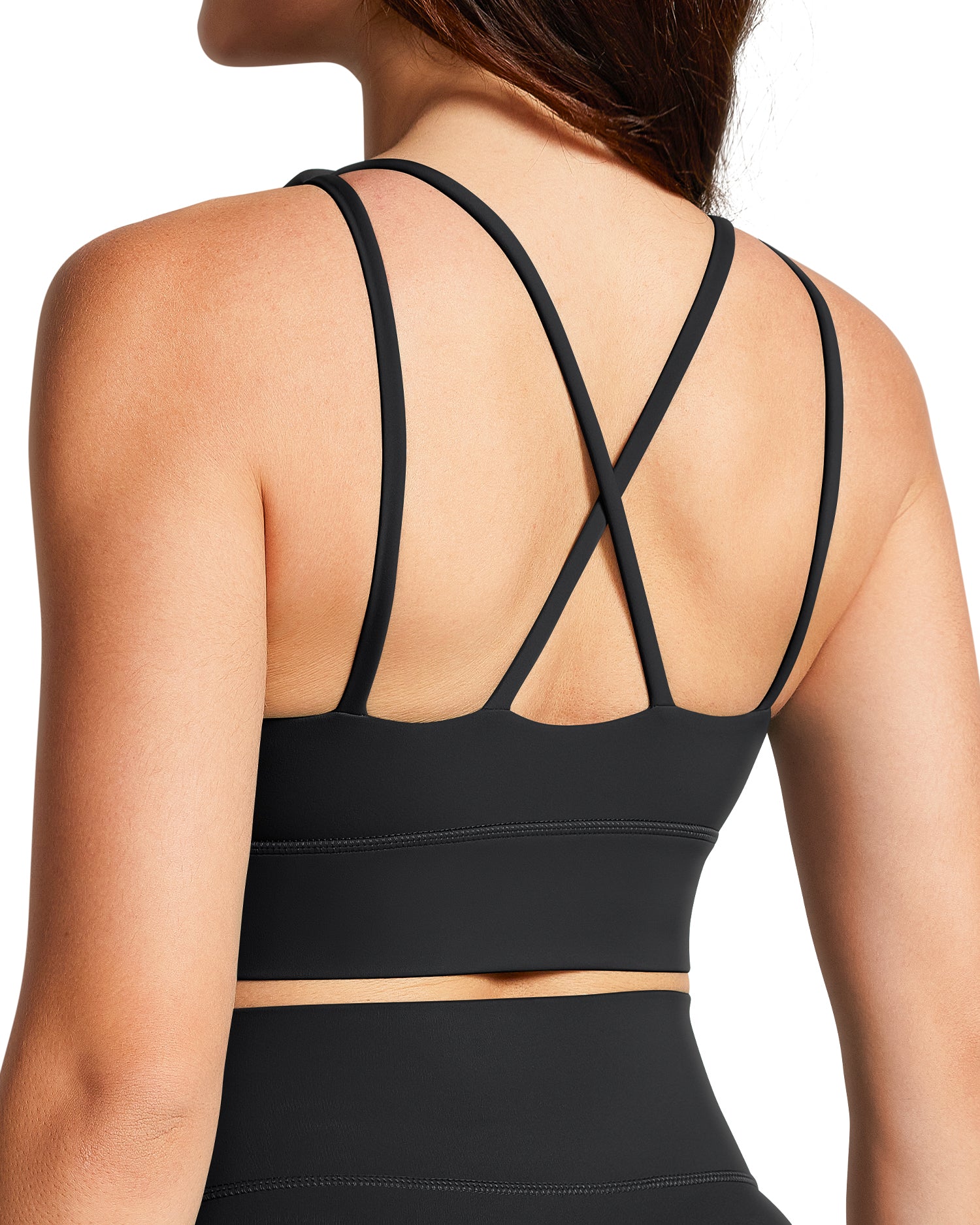 Contrast Stitching Sports Bras 251708