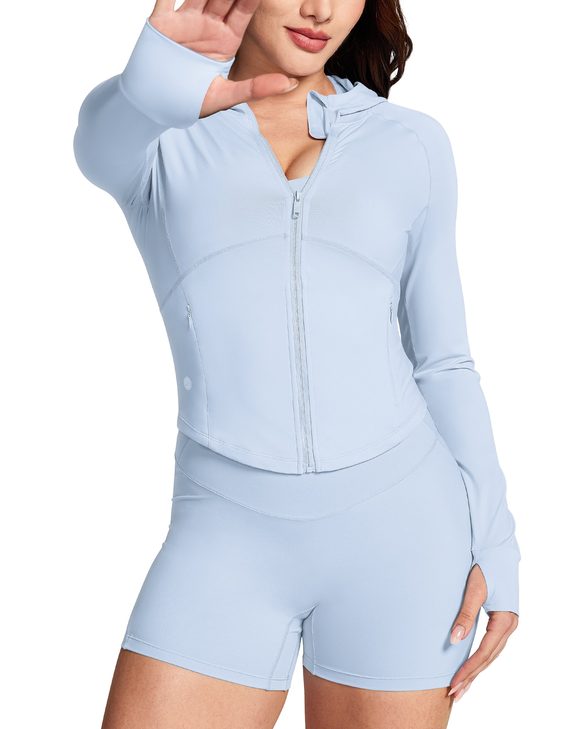 UPF 50+ Sun Protection Hoodie Jacket for Women 250719