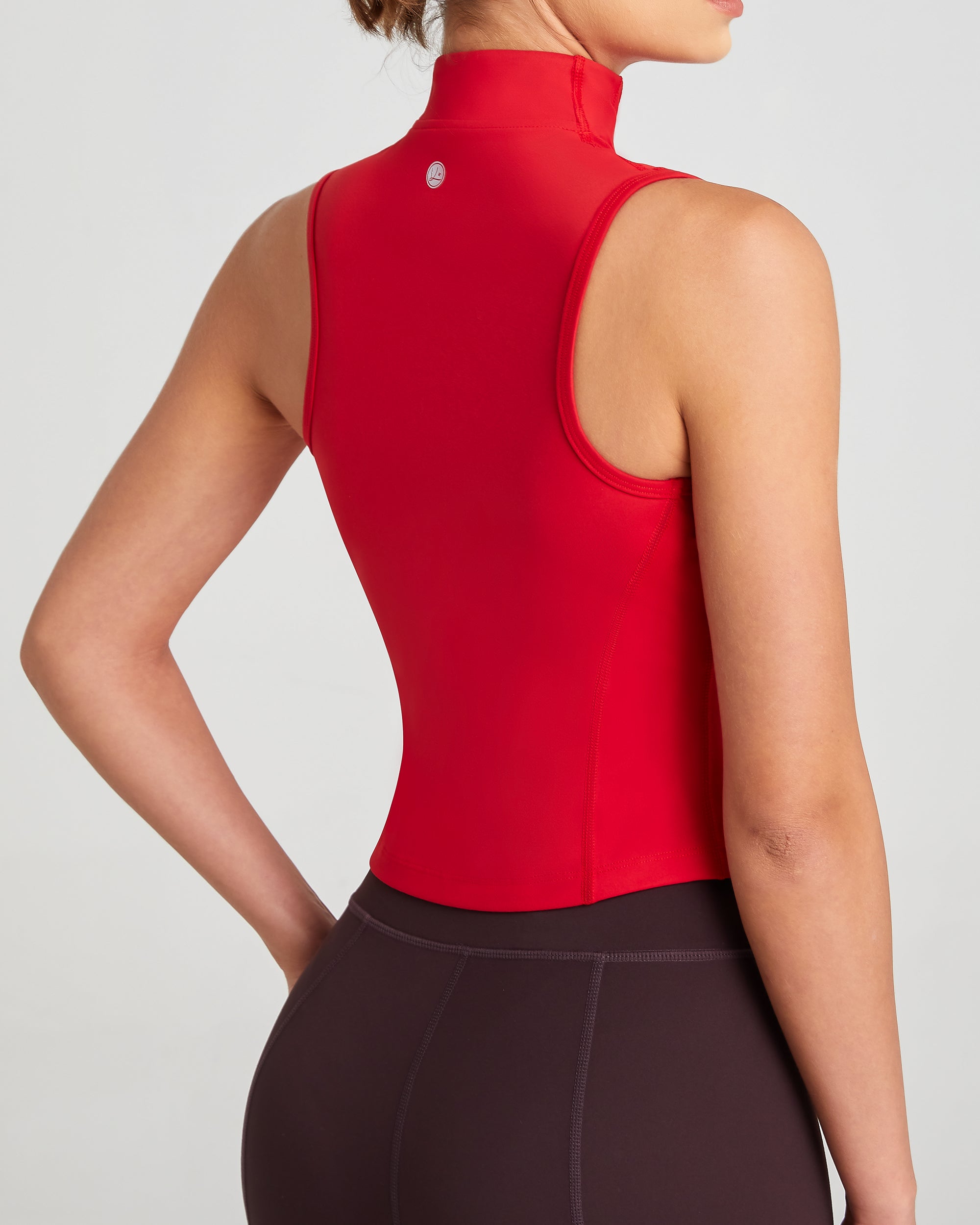 Sleeveless Crop Shirts 232803
