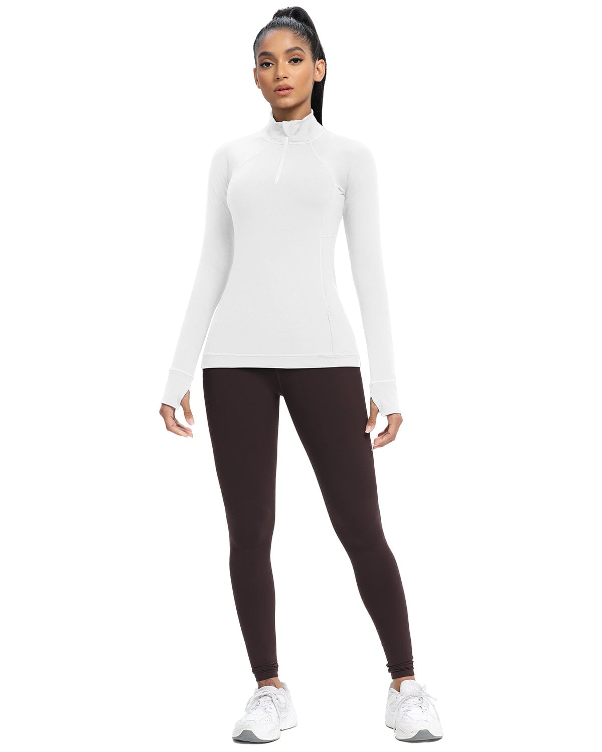 Women's Running Quarter Zip Pullover 220203