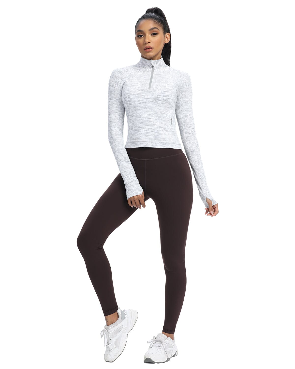 Athletic Half Zip Slim Jacket 220303