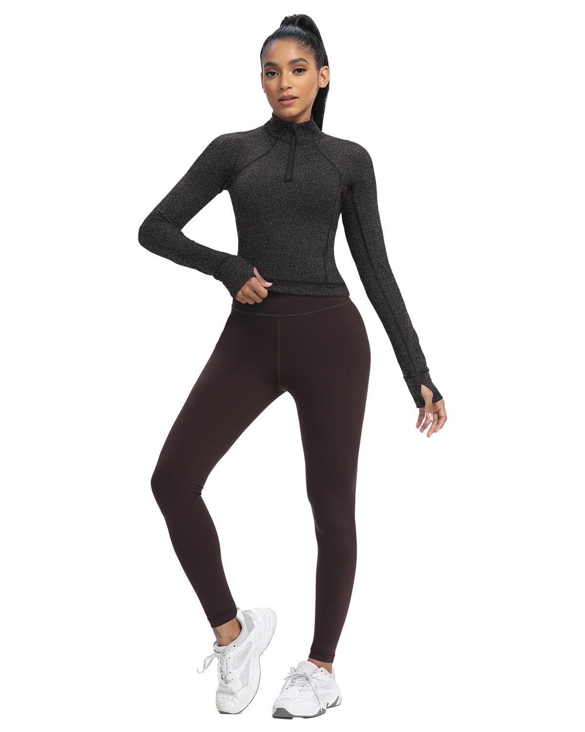 Athletic Half Zip Slim Jacket 220303