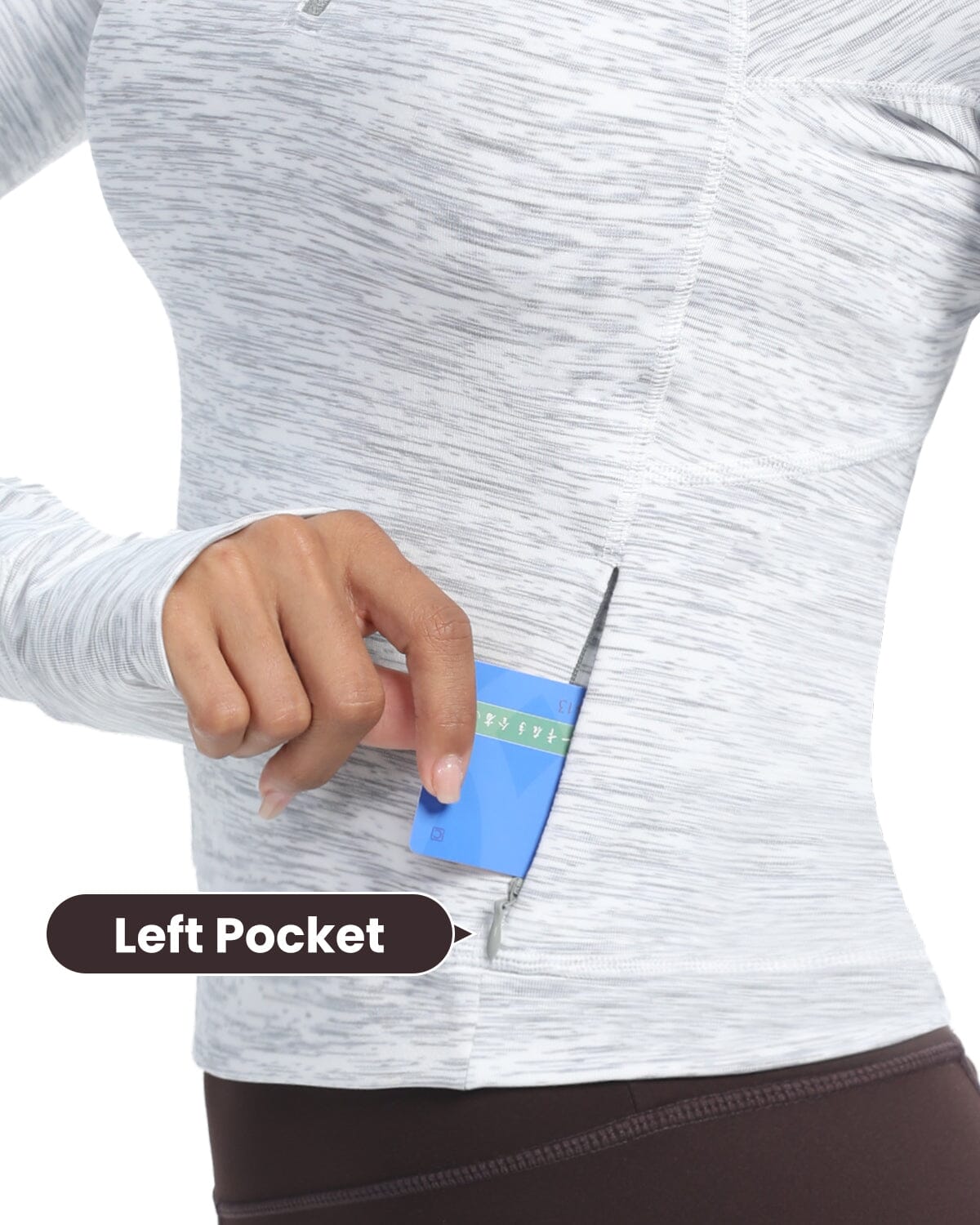 Athletic Half Zip Slim Jacket 220303