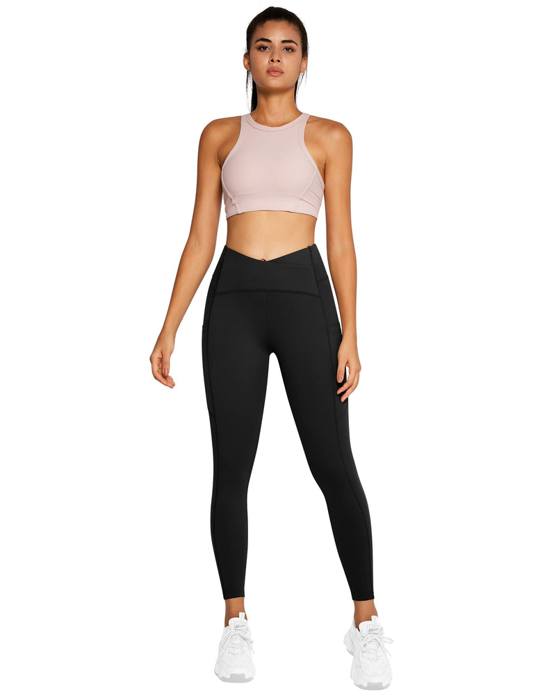 Crossover High Waisted Leggings 230204