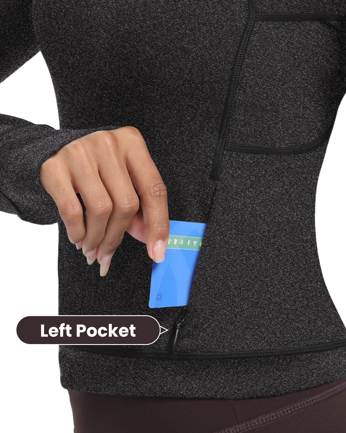 Athletic Half Zip Slim Jacket 220303