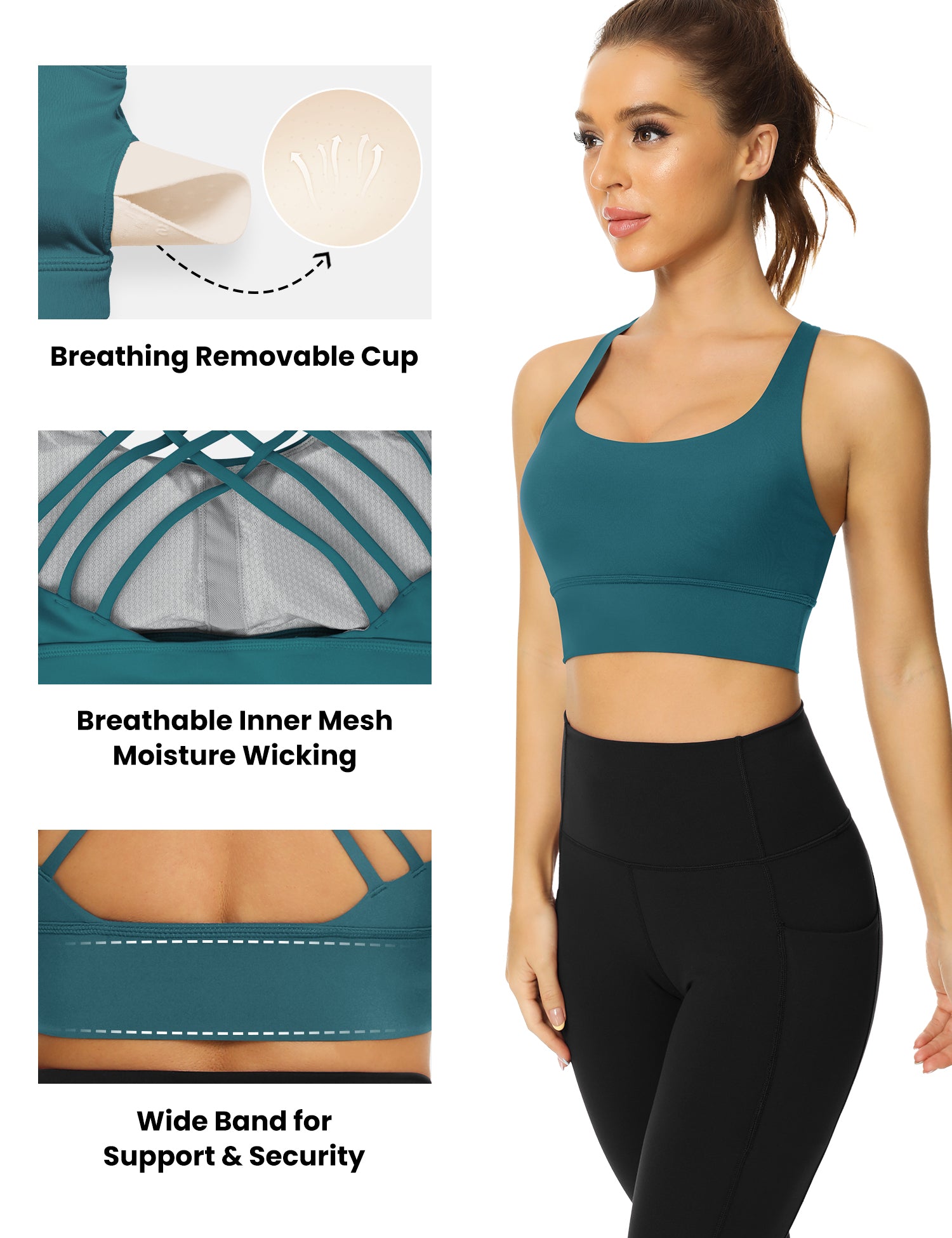 Medium Support Free To Be Sport Bra 77889B