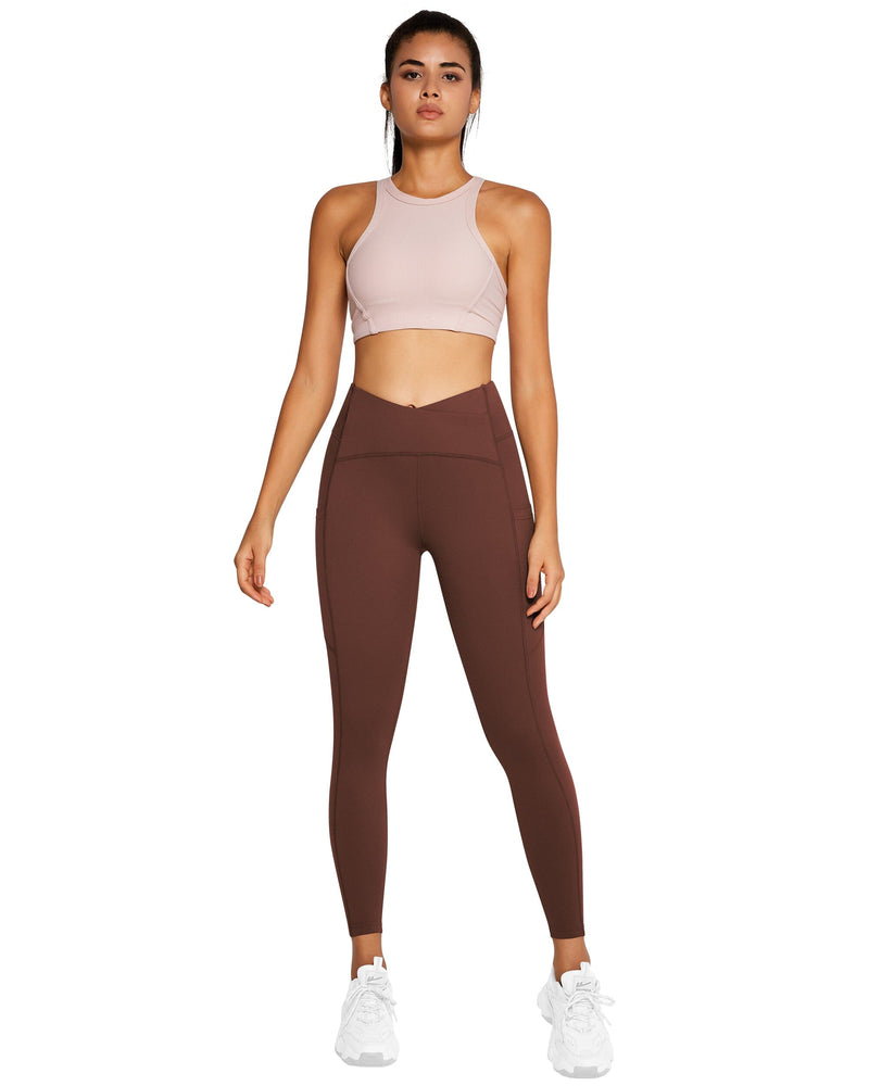 Crossover High Waisted Leggings 230204