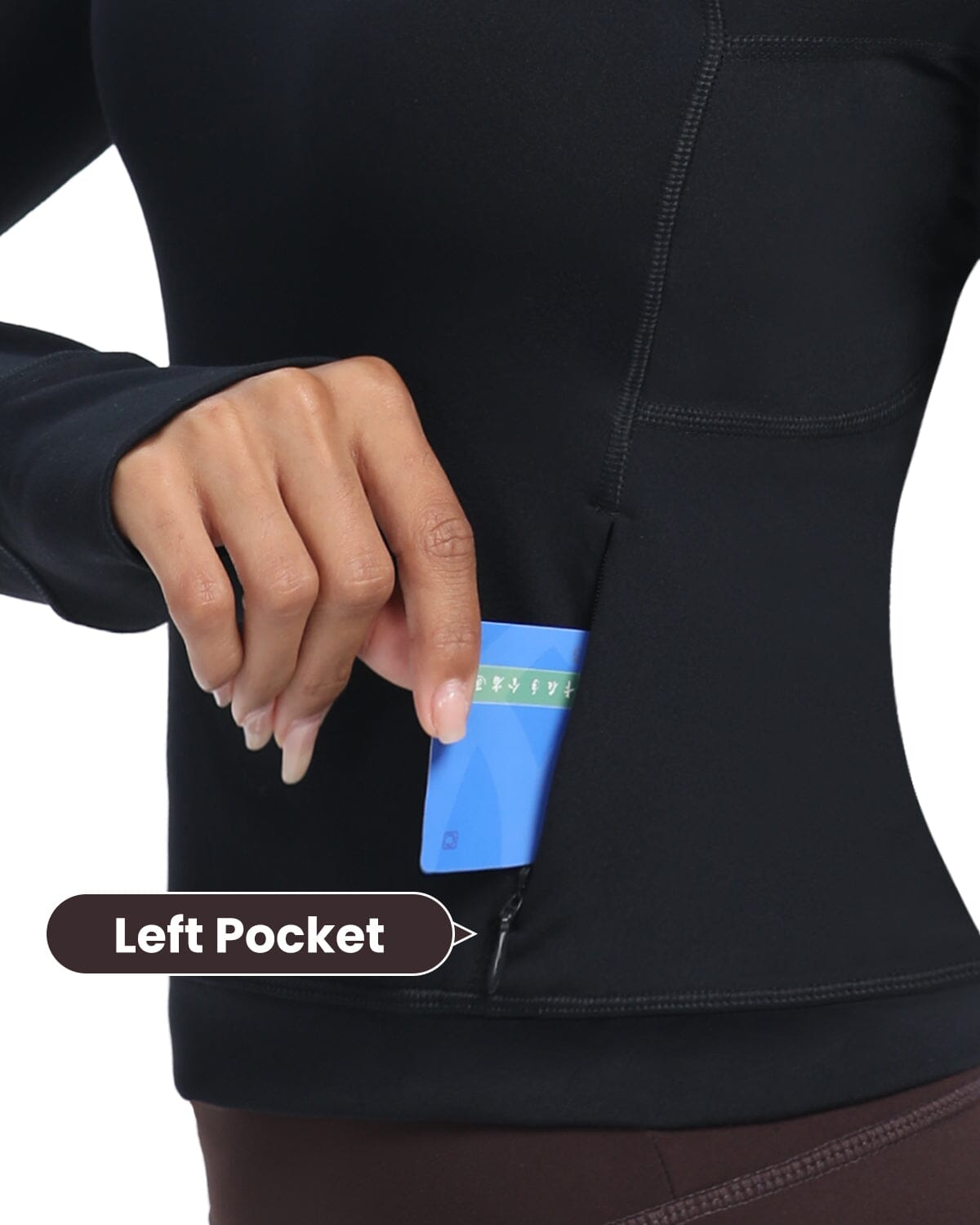 Athletic Half Zip Slim Jacket 220303