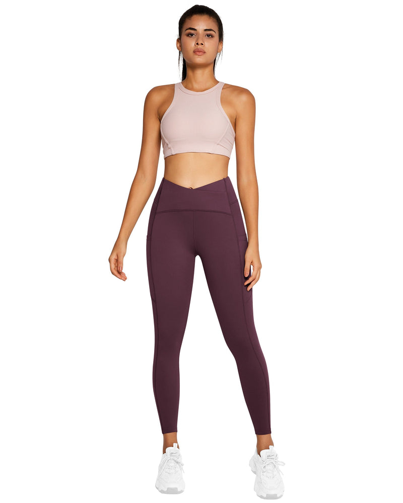 Crossover High Waisted Leggings 230204