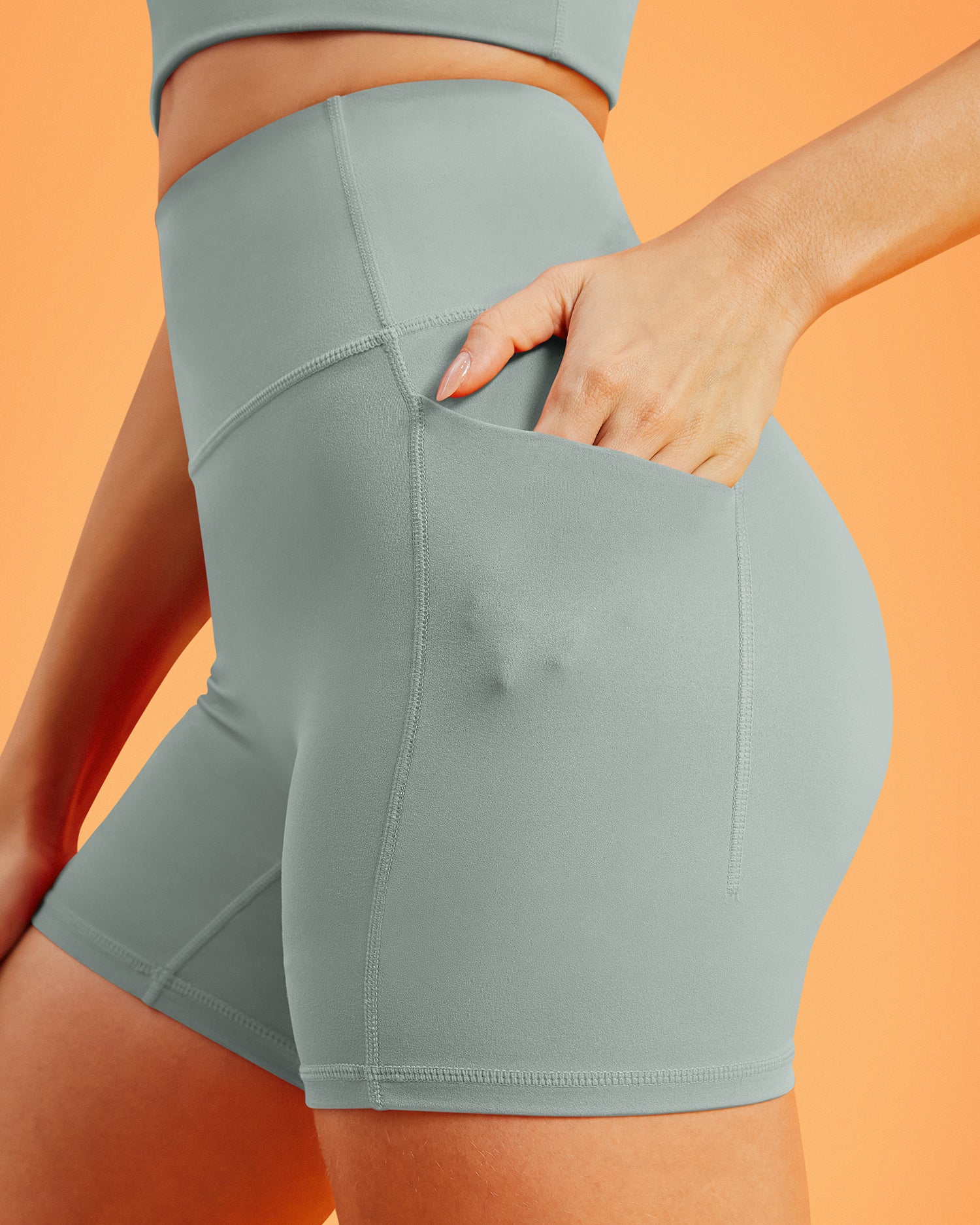 5" Biker Shorts with Pockets 253704
