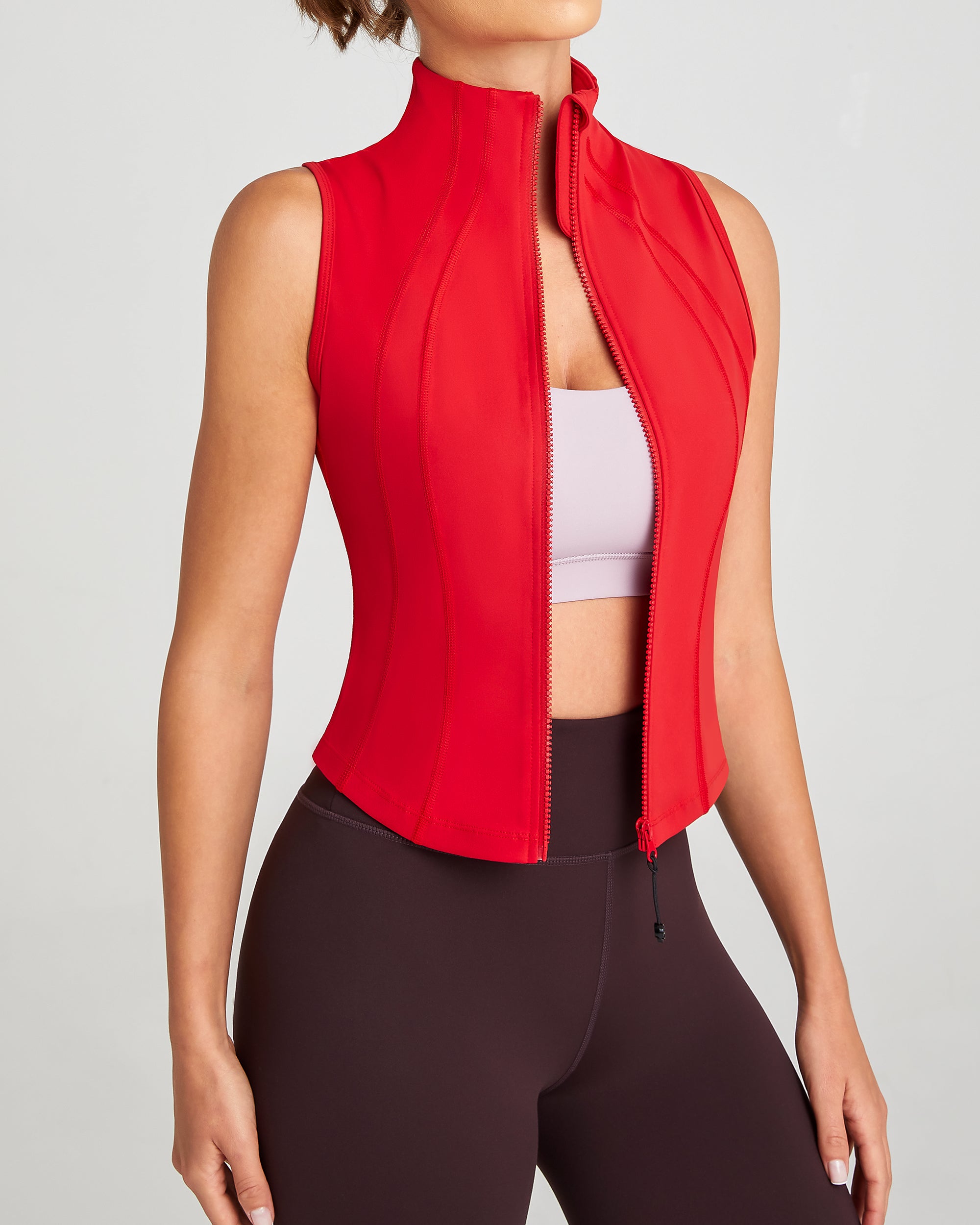 Sleeveless Crop Shirts 232803