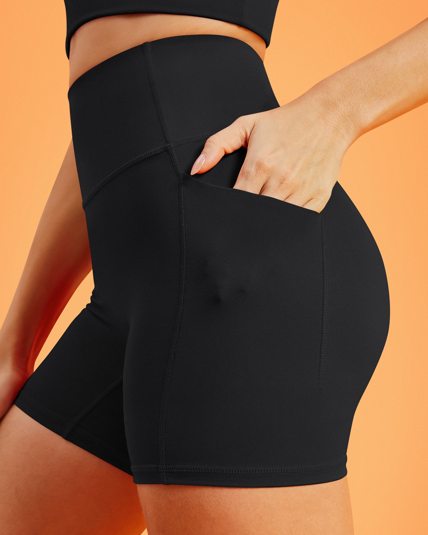 5" Biker Shorts with Pockets 253704