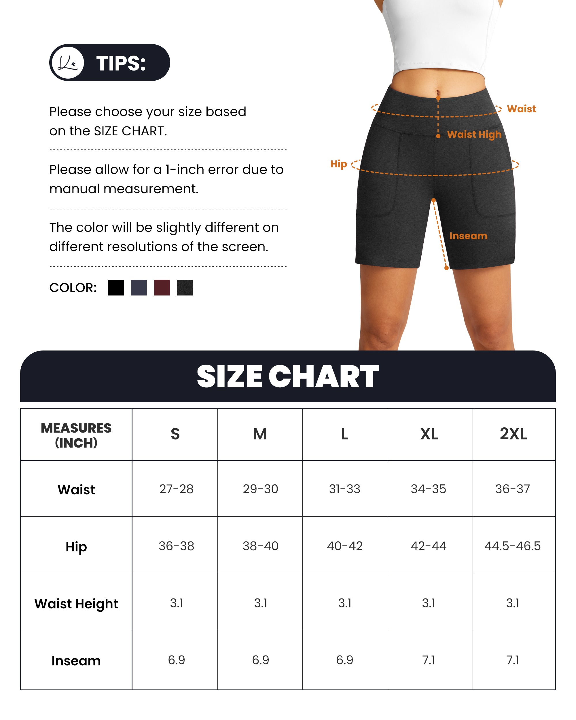 7" Inseam Long Shorts 230112