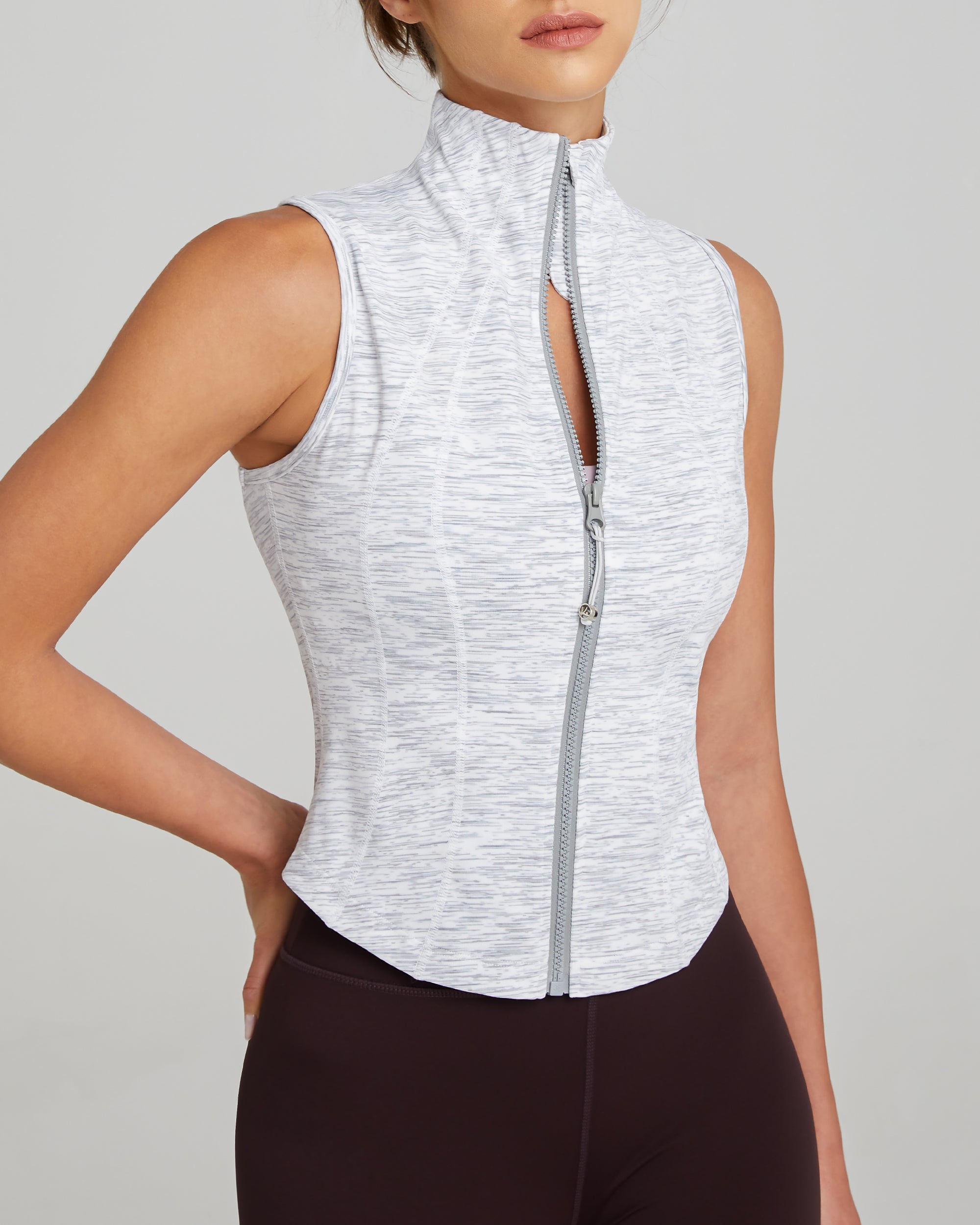 Sleeveless Crop Shirts 232803