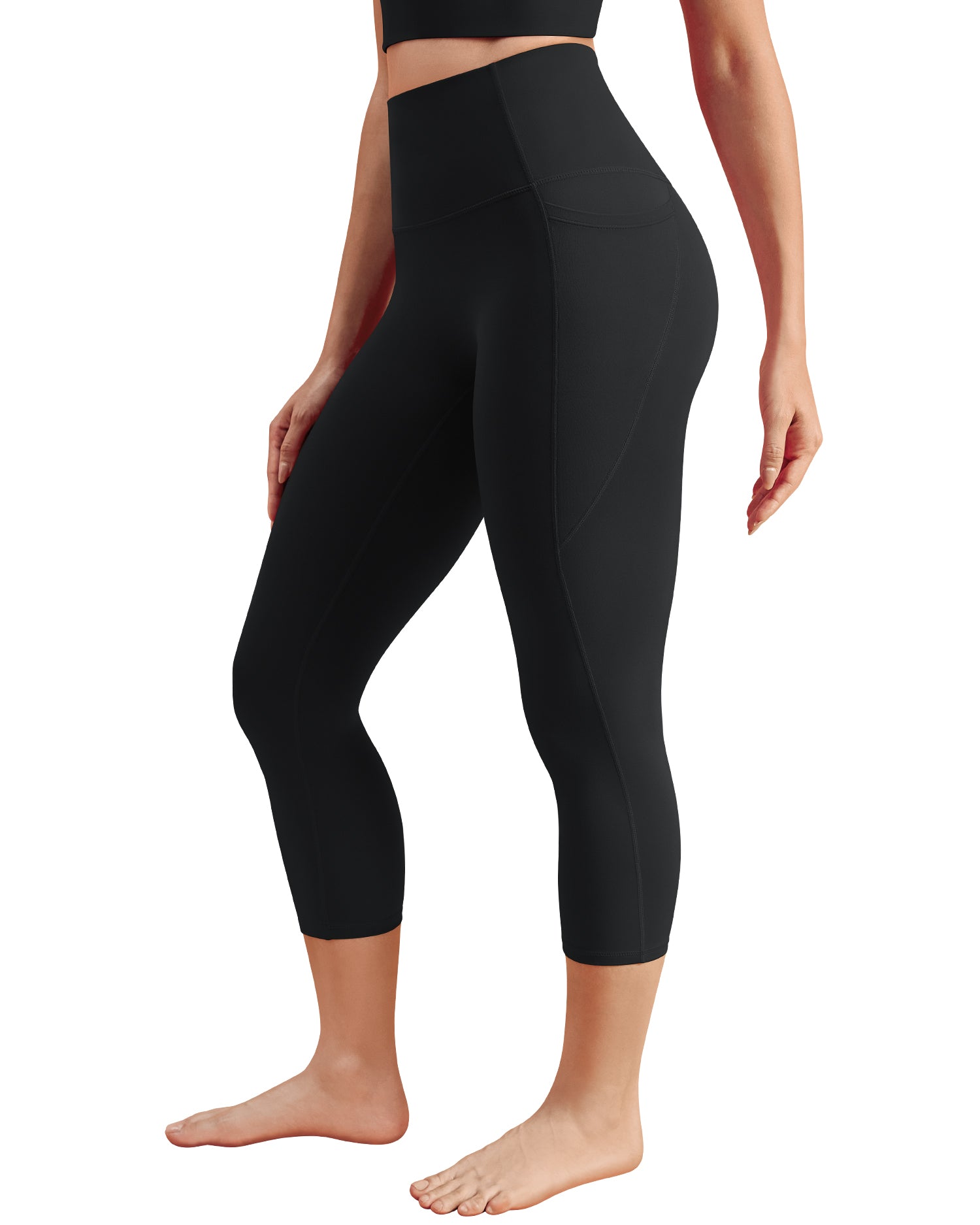 19" Bareluxe Capri Leggings with Pockets for Women 254204