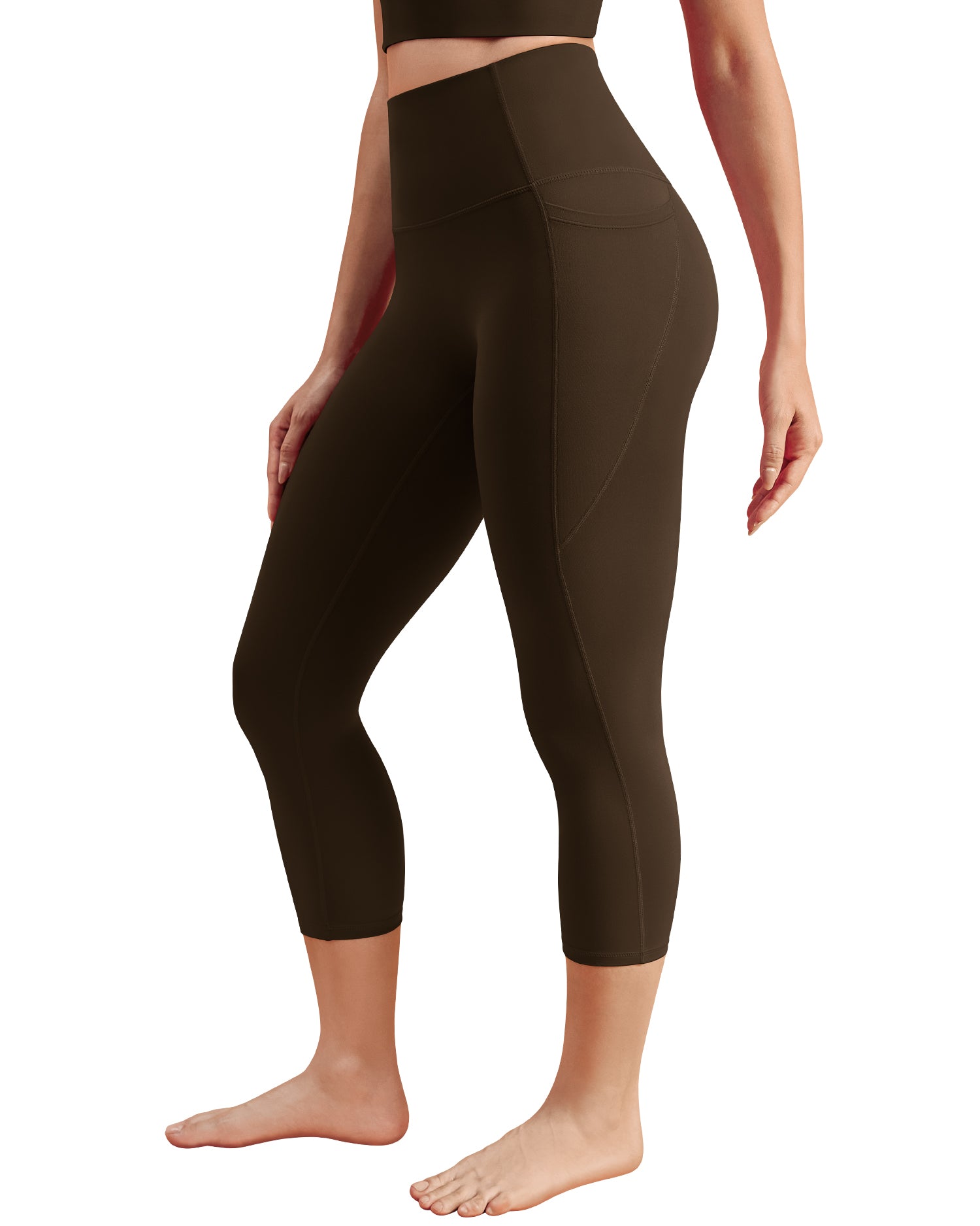 19" Bareluxe Capri Leggings with Pockets for Women 254204