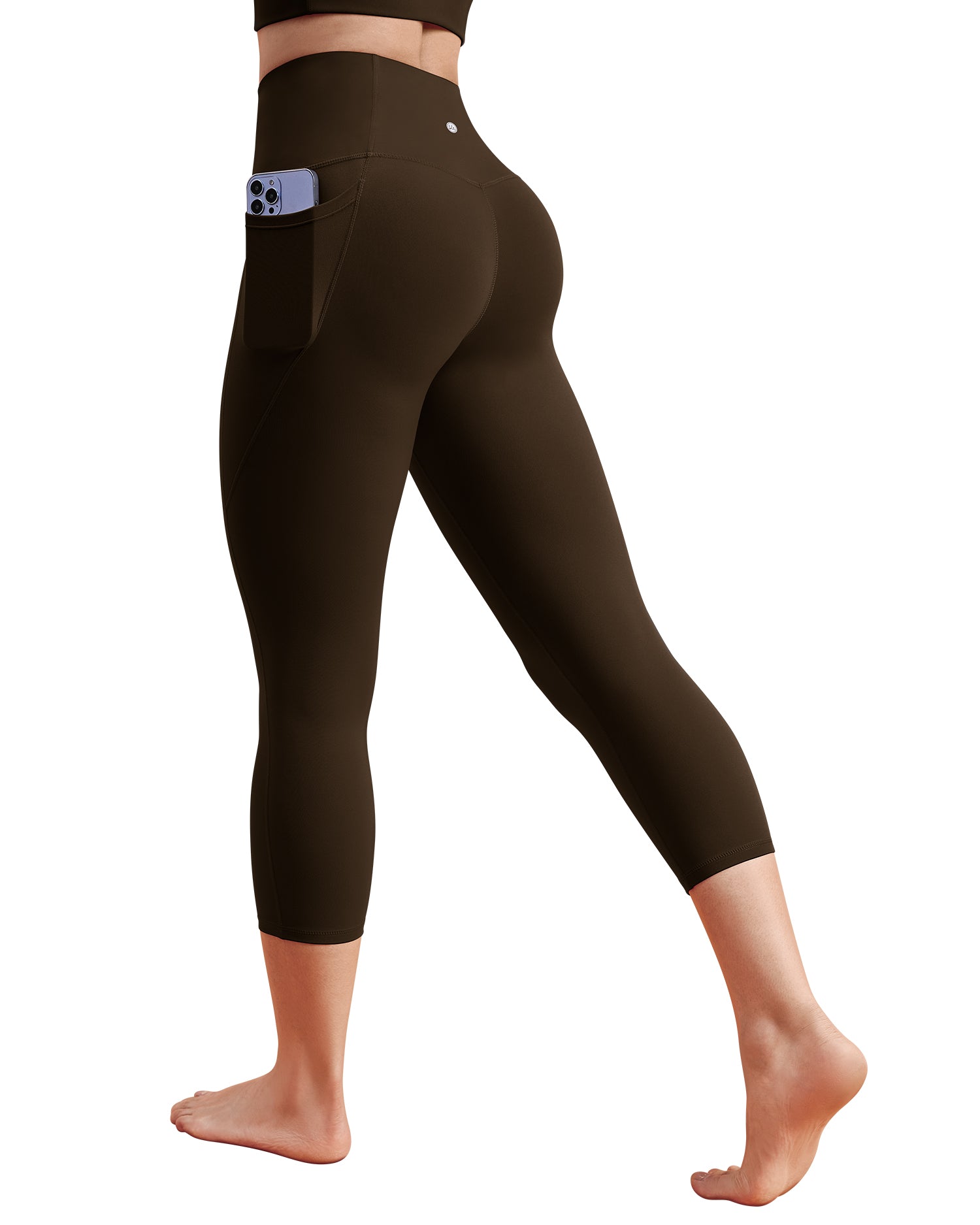 19" Bareluxe Capri Leggings with Pockets for Women 254204