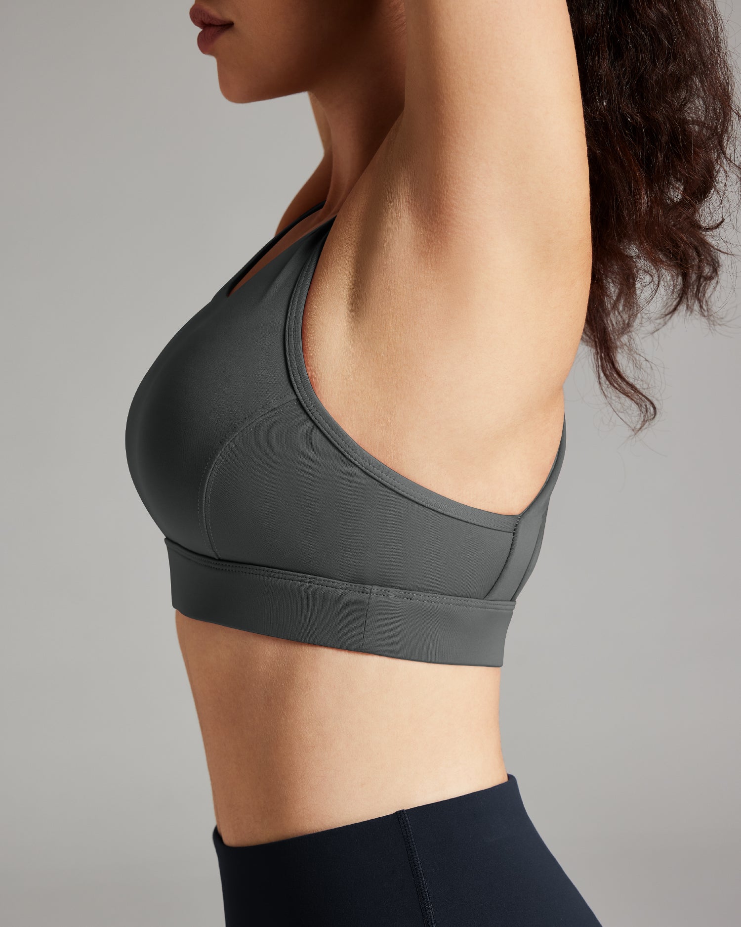 V Neck Pocket Sports Bra