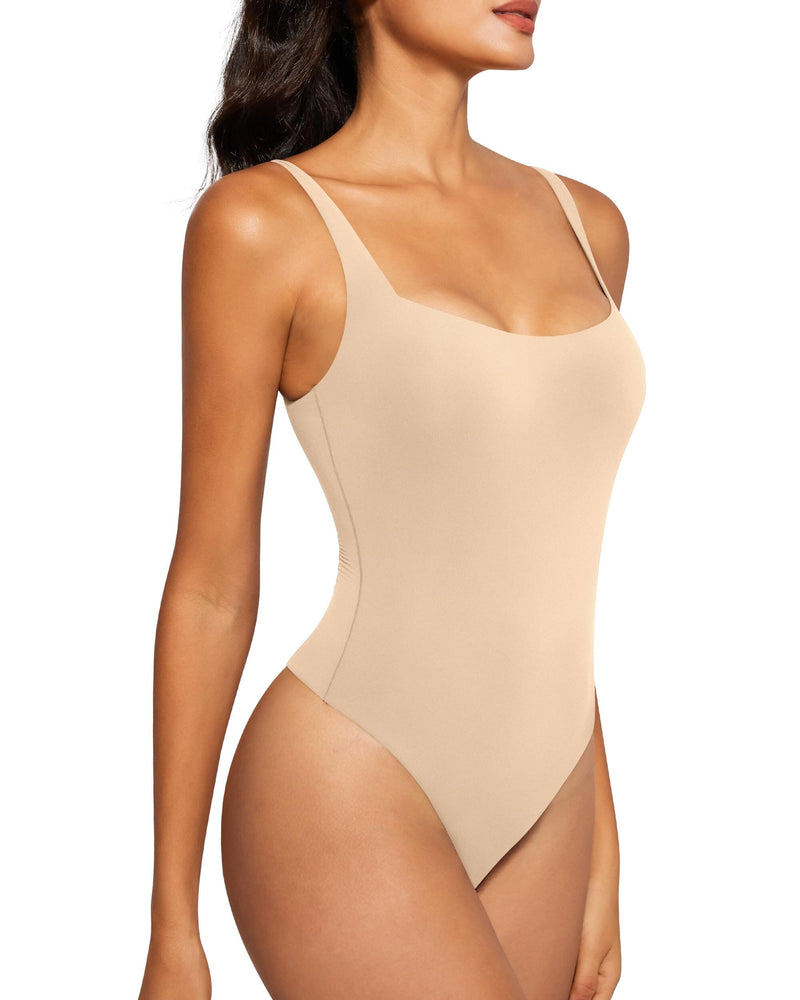 QUEENIEKE Square Neck Bodysuit 230114