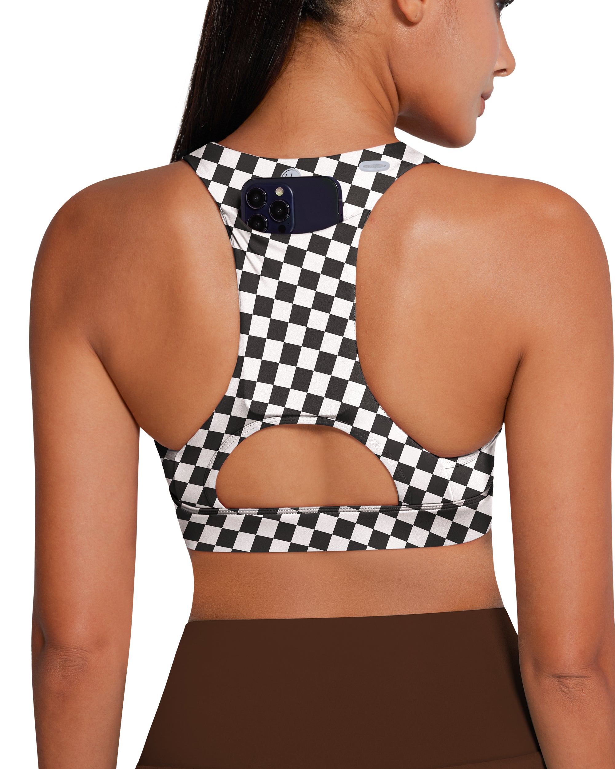 Phone Back Pockets Sport Bra 70927
