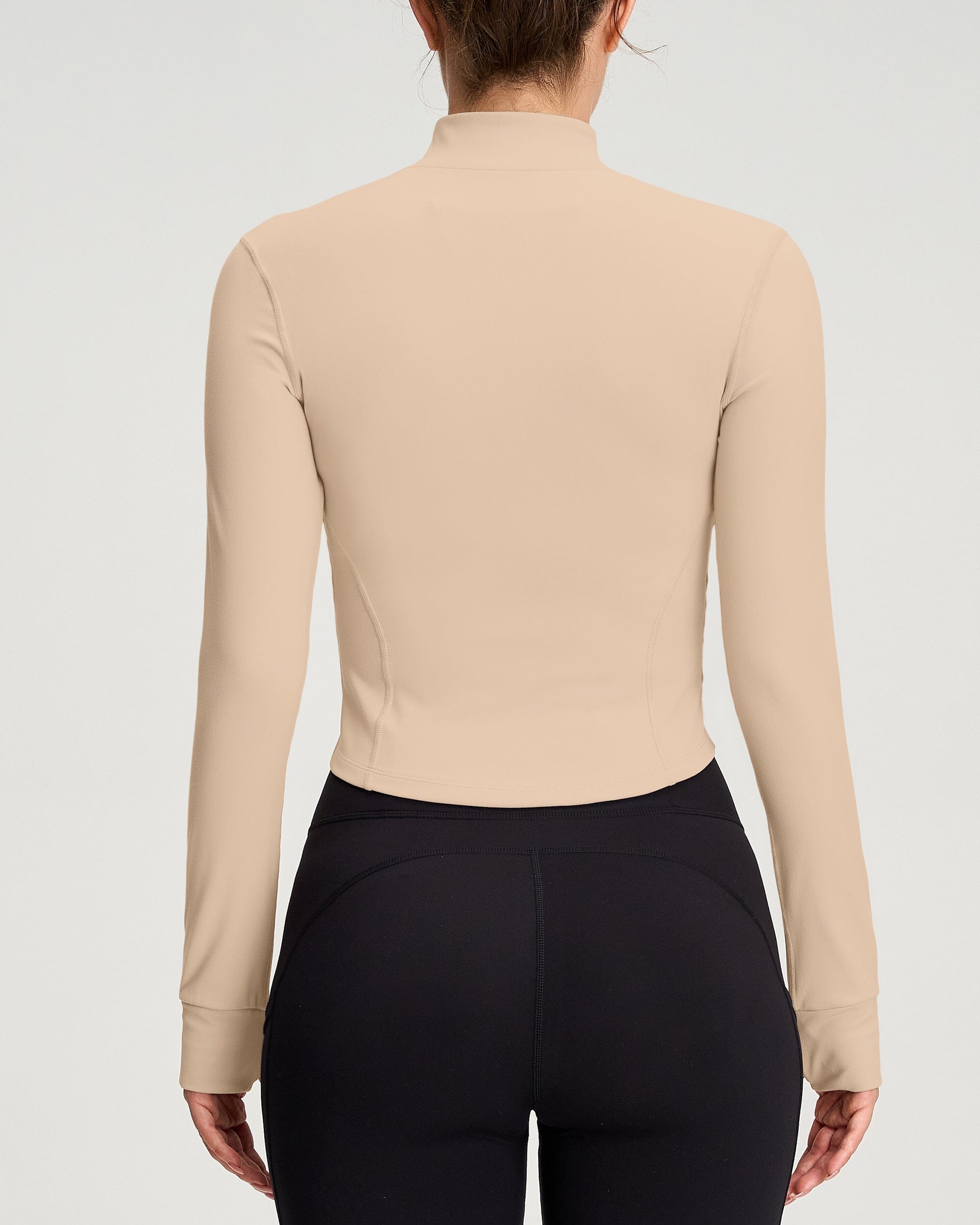 Crop Full Zip Up Jackets 232103
